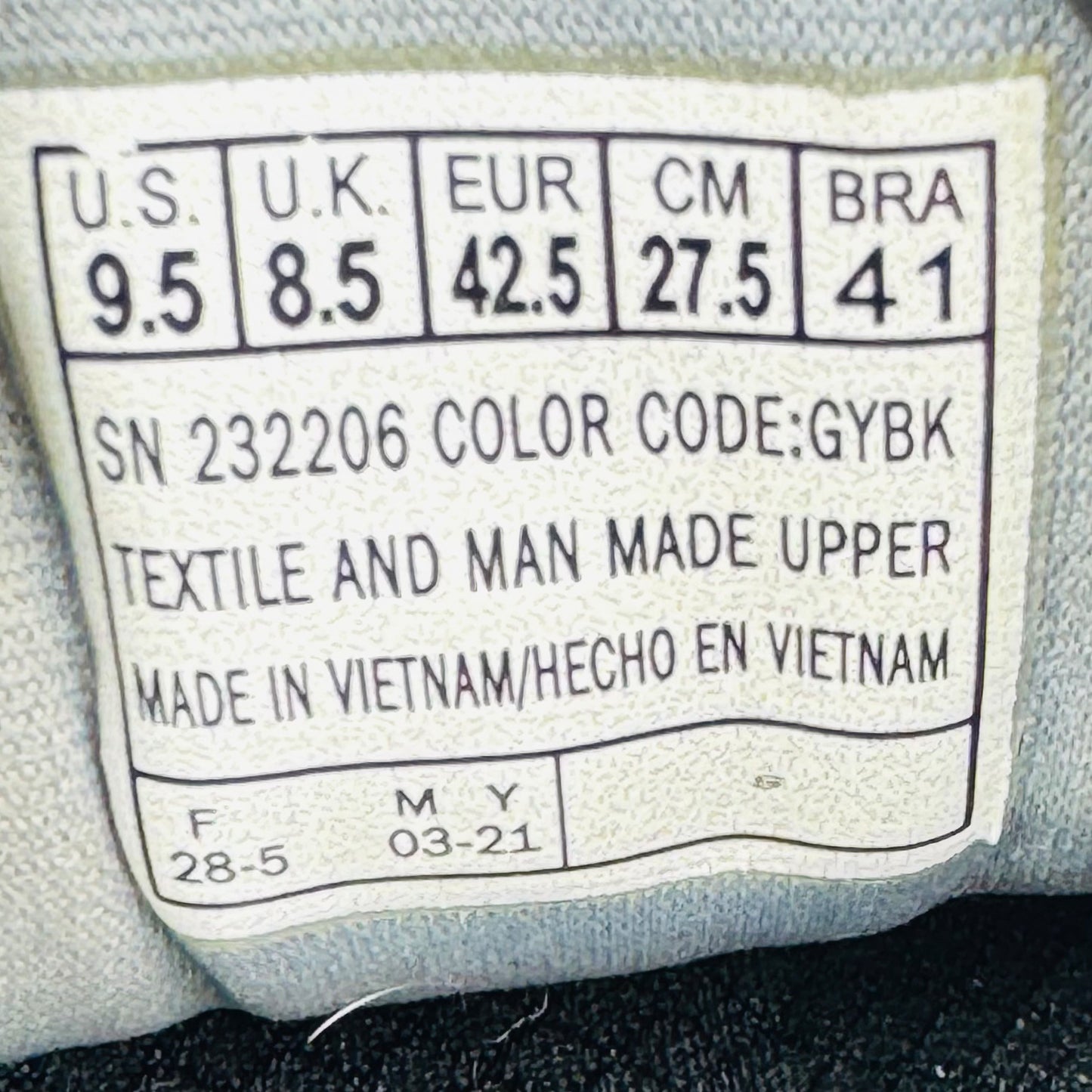 Skechers Ultra Flex 2.0 - Cryptic Shoes (Size 42.5) - 232206 GYBK