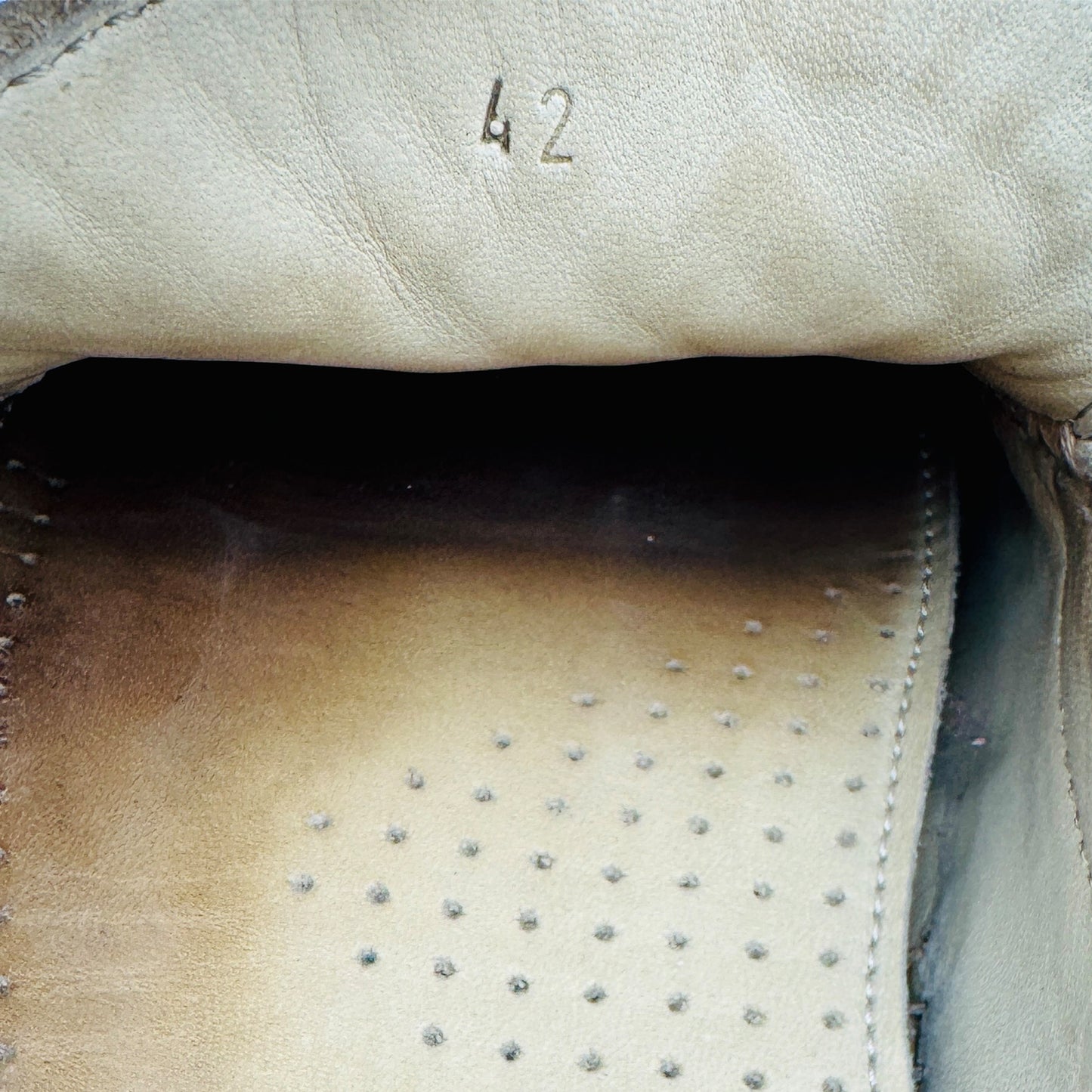 Bottega Veneta Men's Intrecciato Beige Suede Loafers (Size 42)