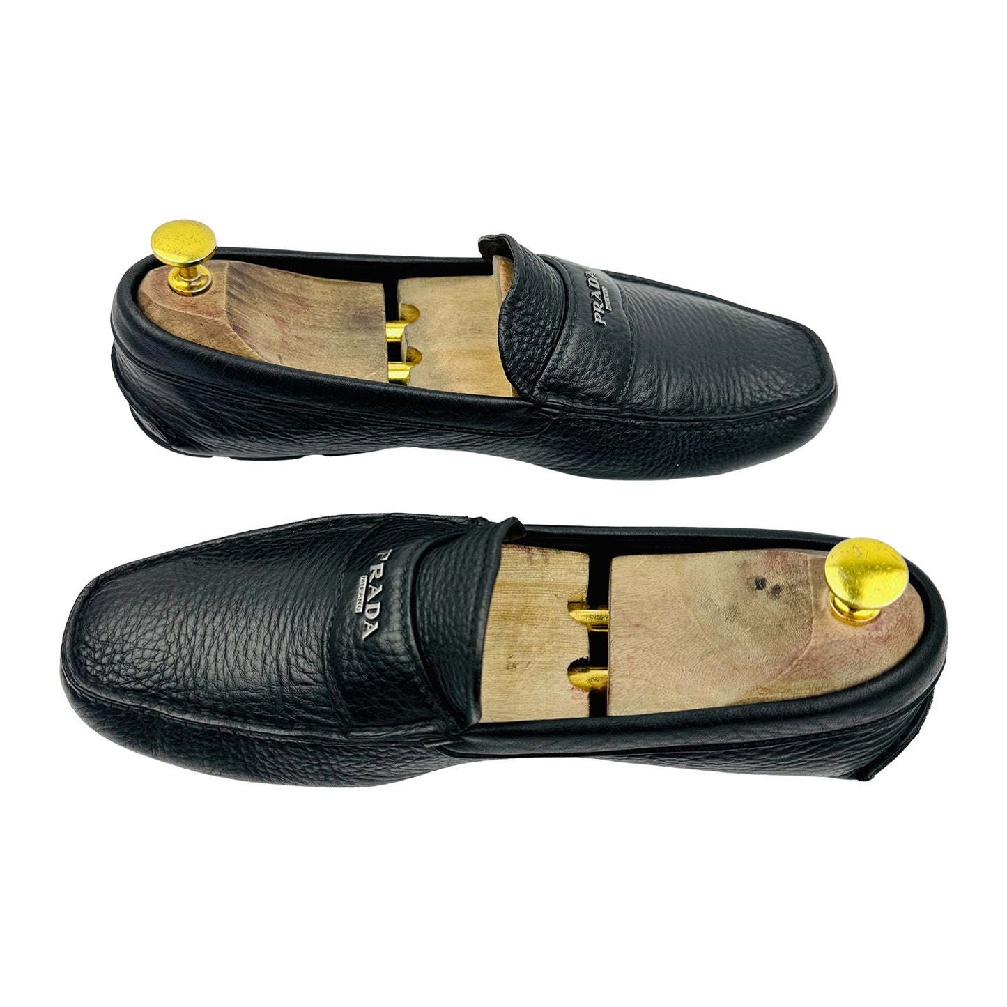 Prada Men's Pebbled Leather Loafer (Size 42) - 2D 2170