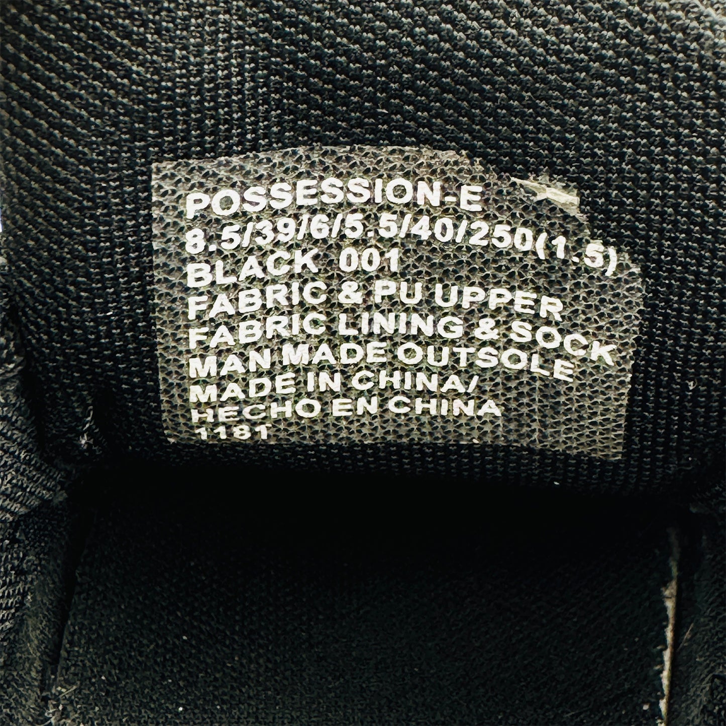 Steve Madden Possession-E Black Shoes (Size 40)