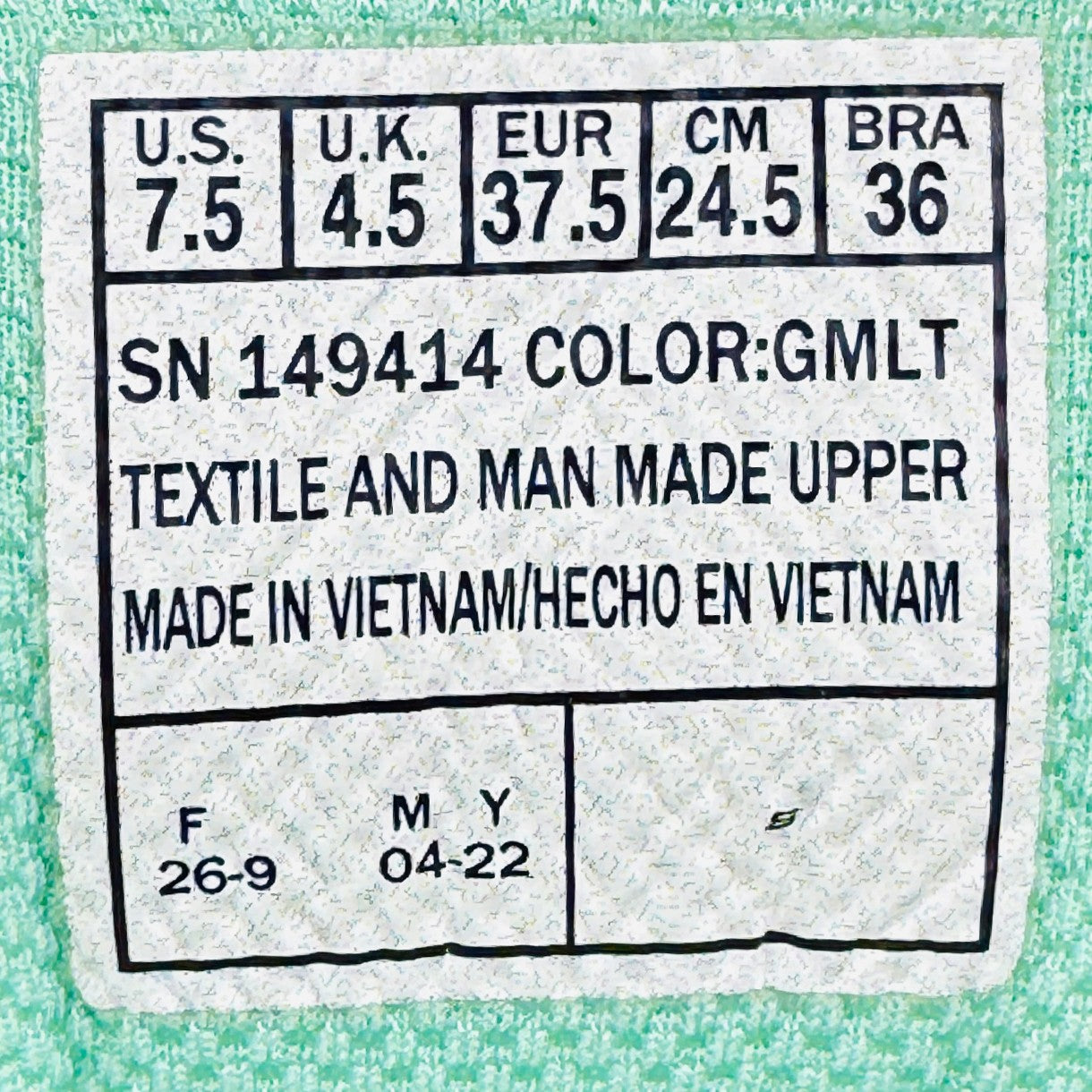 Skechers Arch Fit - Comfy Wave Shoes (Size 37.5) - 149414 GMLT