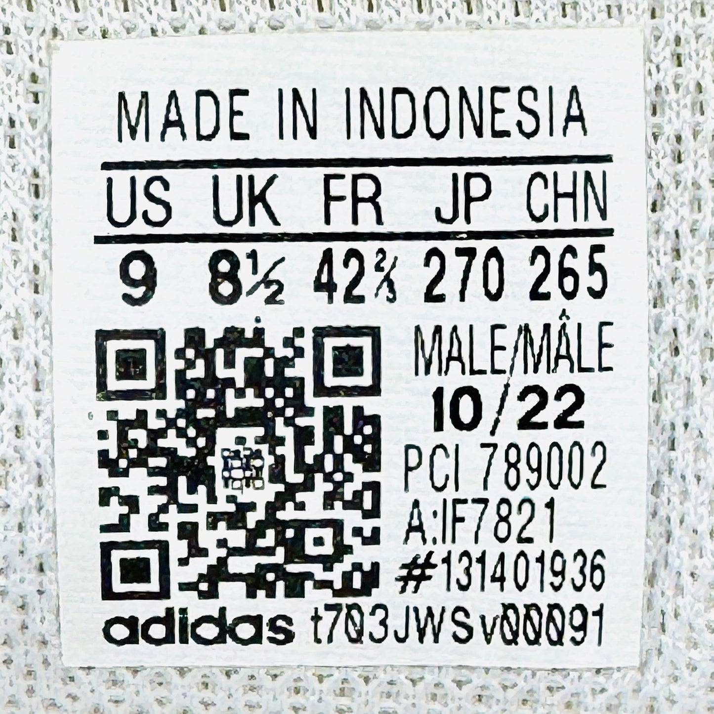 Adidas Men's Superstar Sneakers (Size 42.5) - IF7821