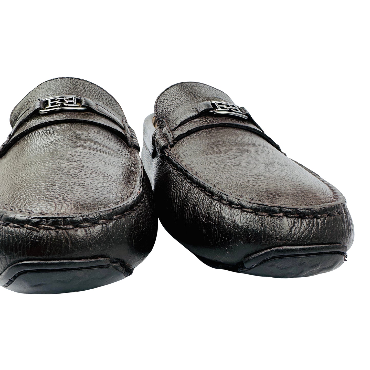 Bally Men's Brown Pilgrim Driver Loafers (Size 42.5)