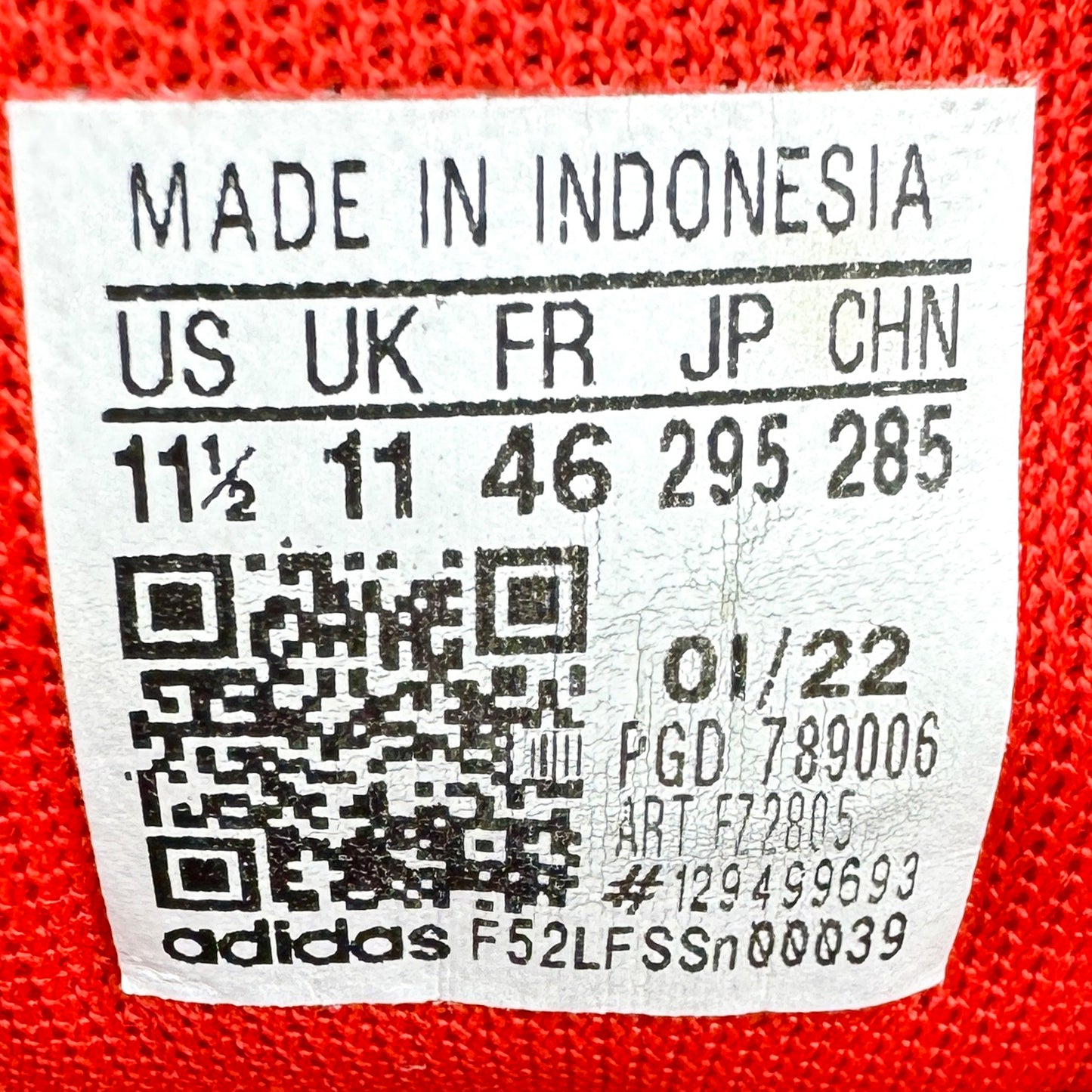 Adidas Runfalcon 2.0 Shoes (Size 46) - F72805
