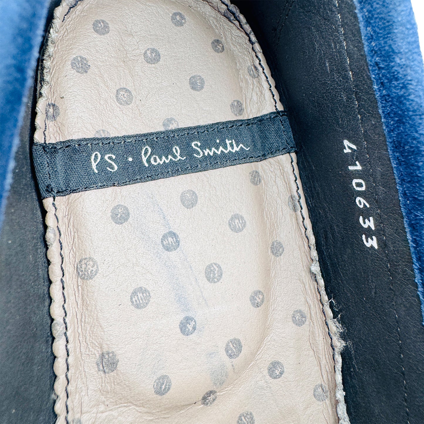 Paul Smith Men's Navy Blue Suede Loafers (Size 42/42.5)