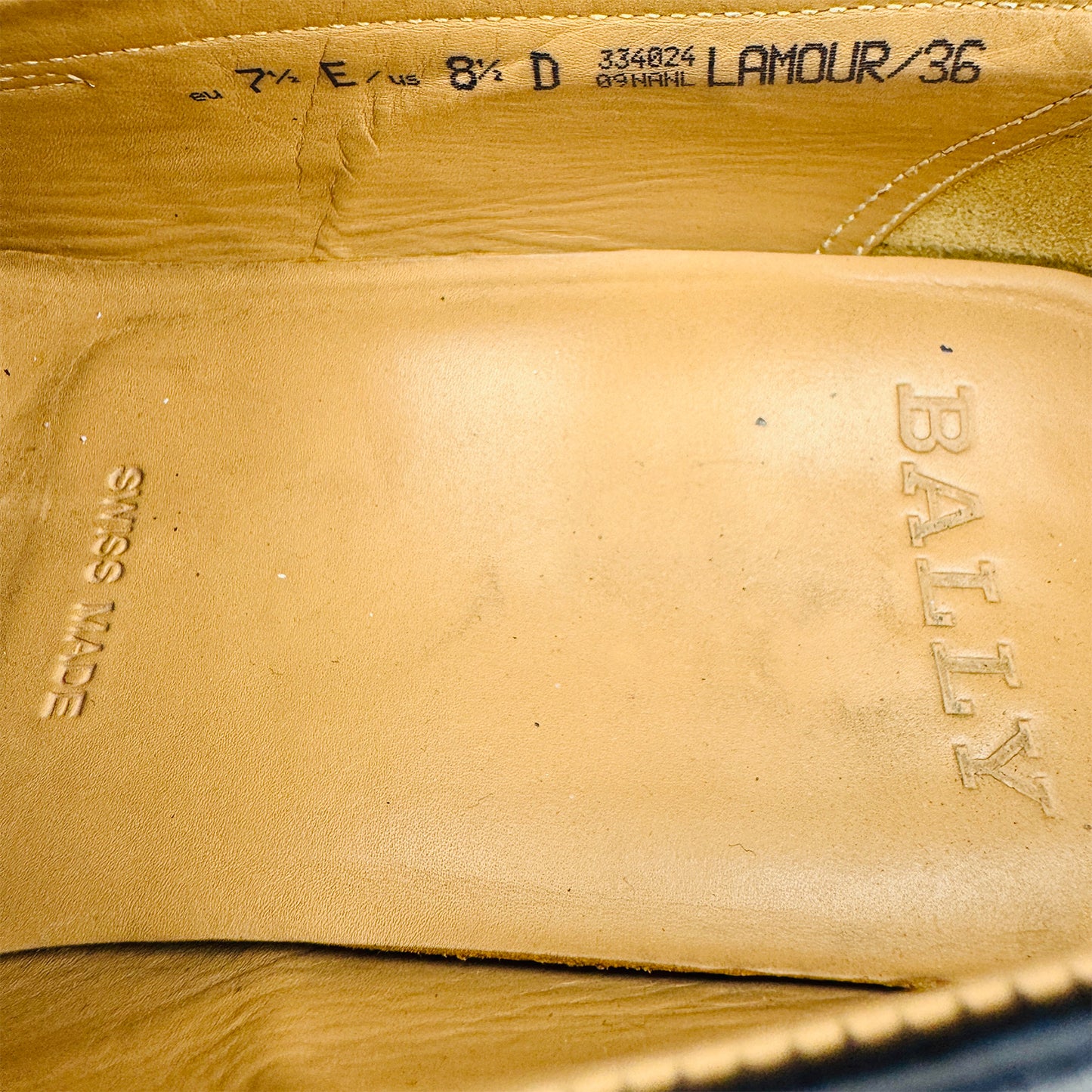 Bally Men's Navy Blue Polished Leather Loafers (Size 42.5)