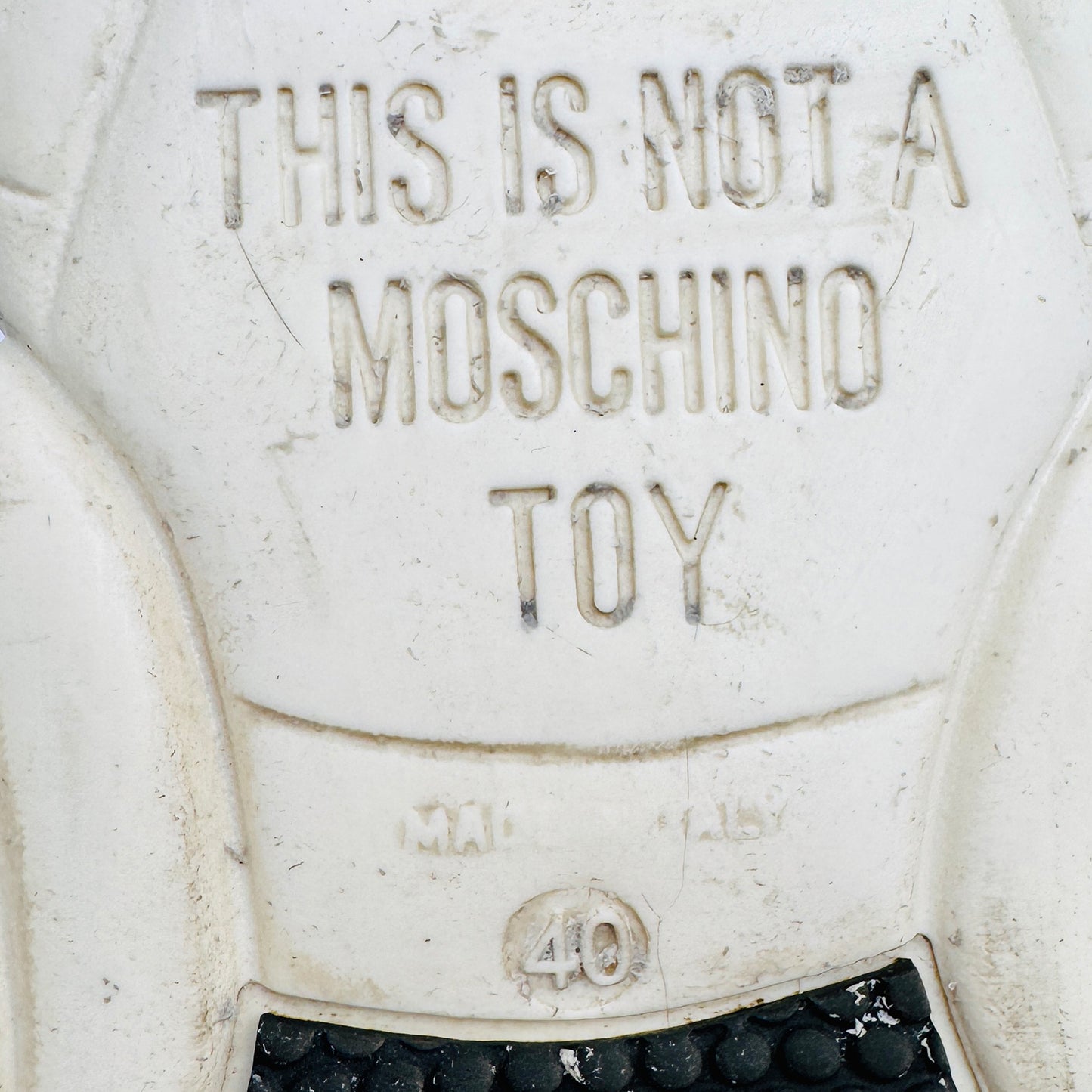 Moschino Bubble Teddy 'Black White 3D' Shoes (Size 40)