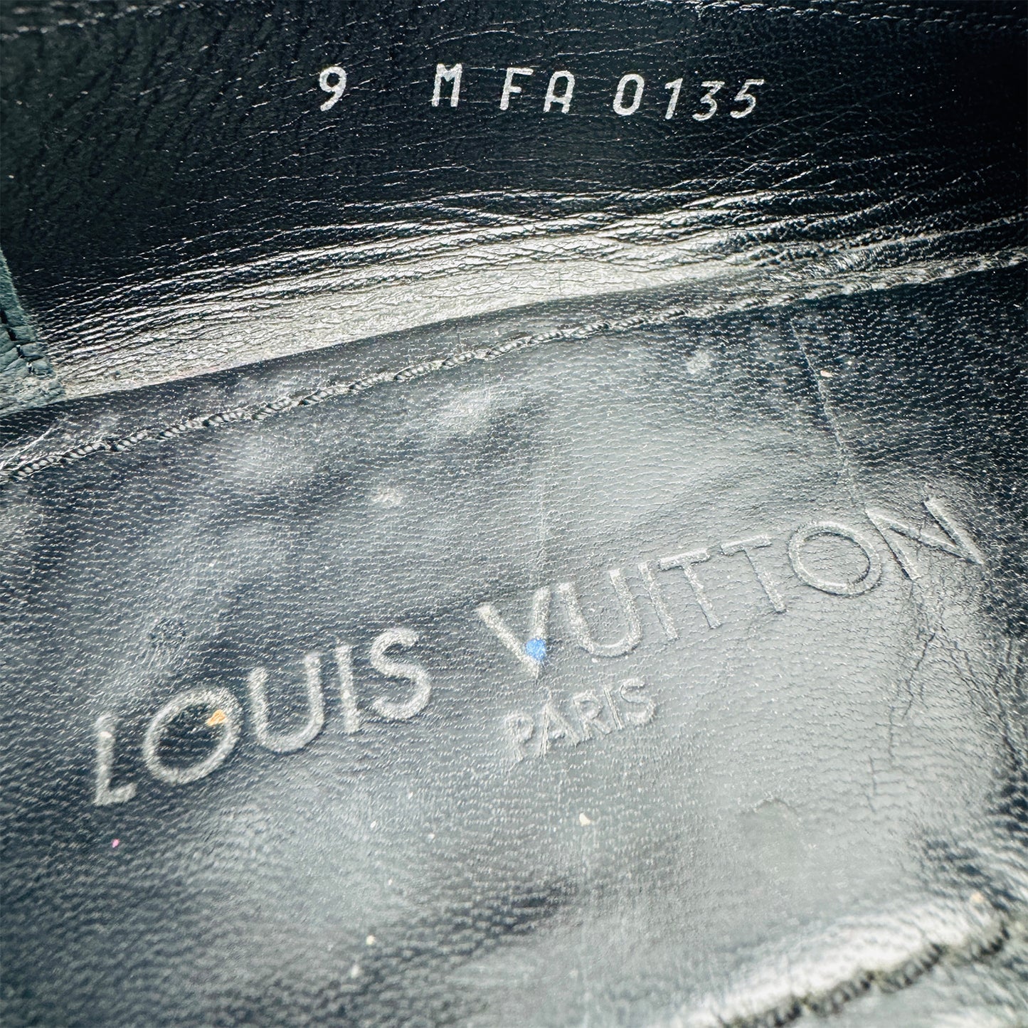 Louis Vuitton Major Damier Embossed Loafers (Size 43) - MFA 0135