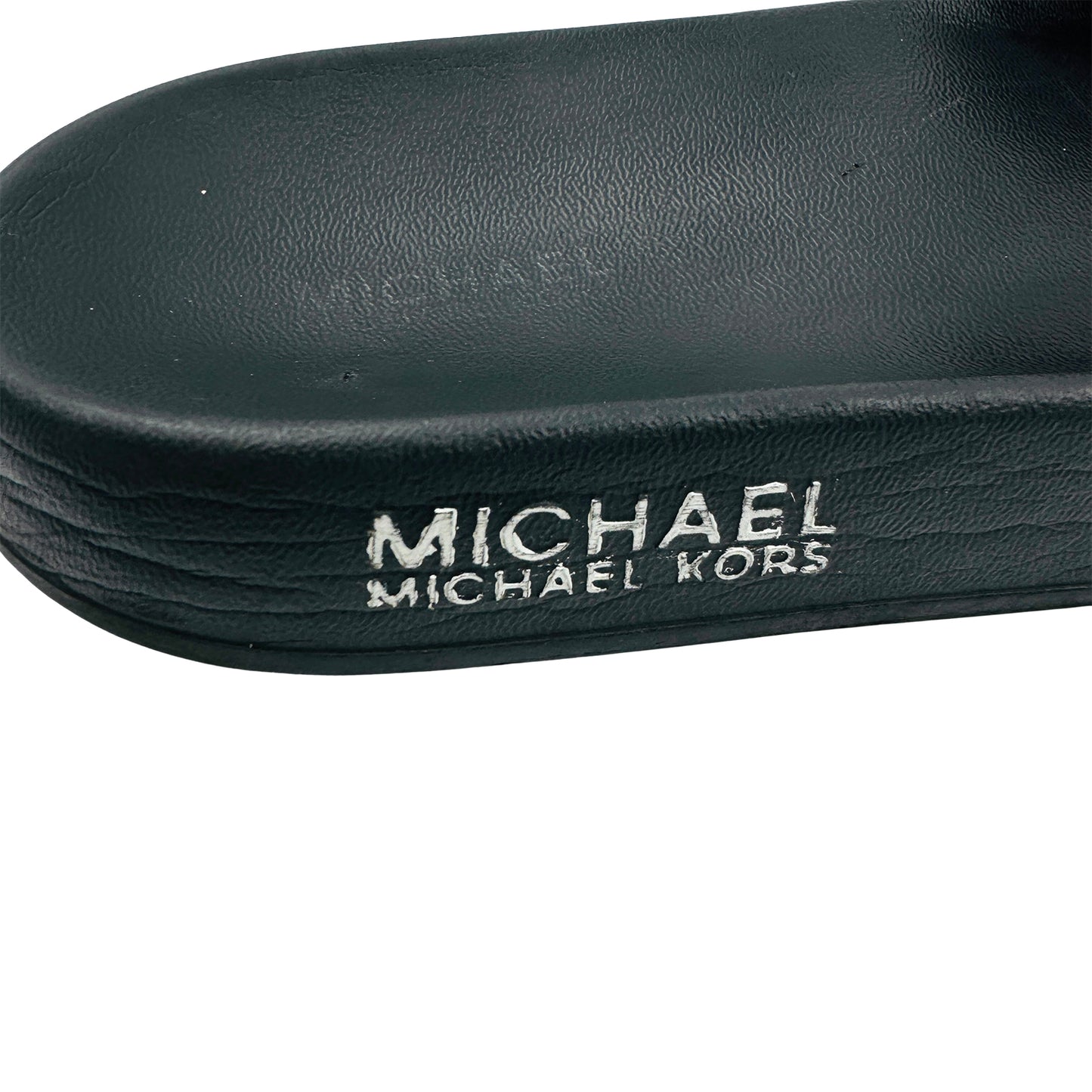 Michael Kors Jase 'Red Black' Slides (Size 37)