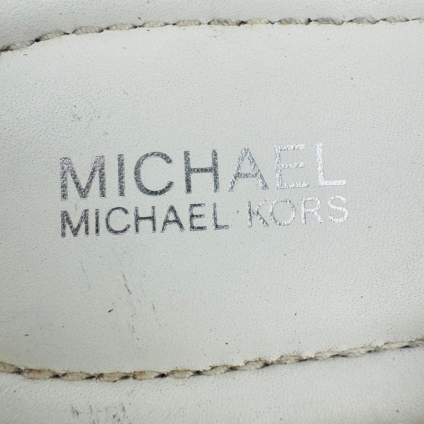 Michael Kors Tania Off-White T-Strap Sandals (Size 40)