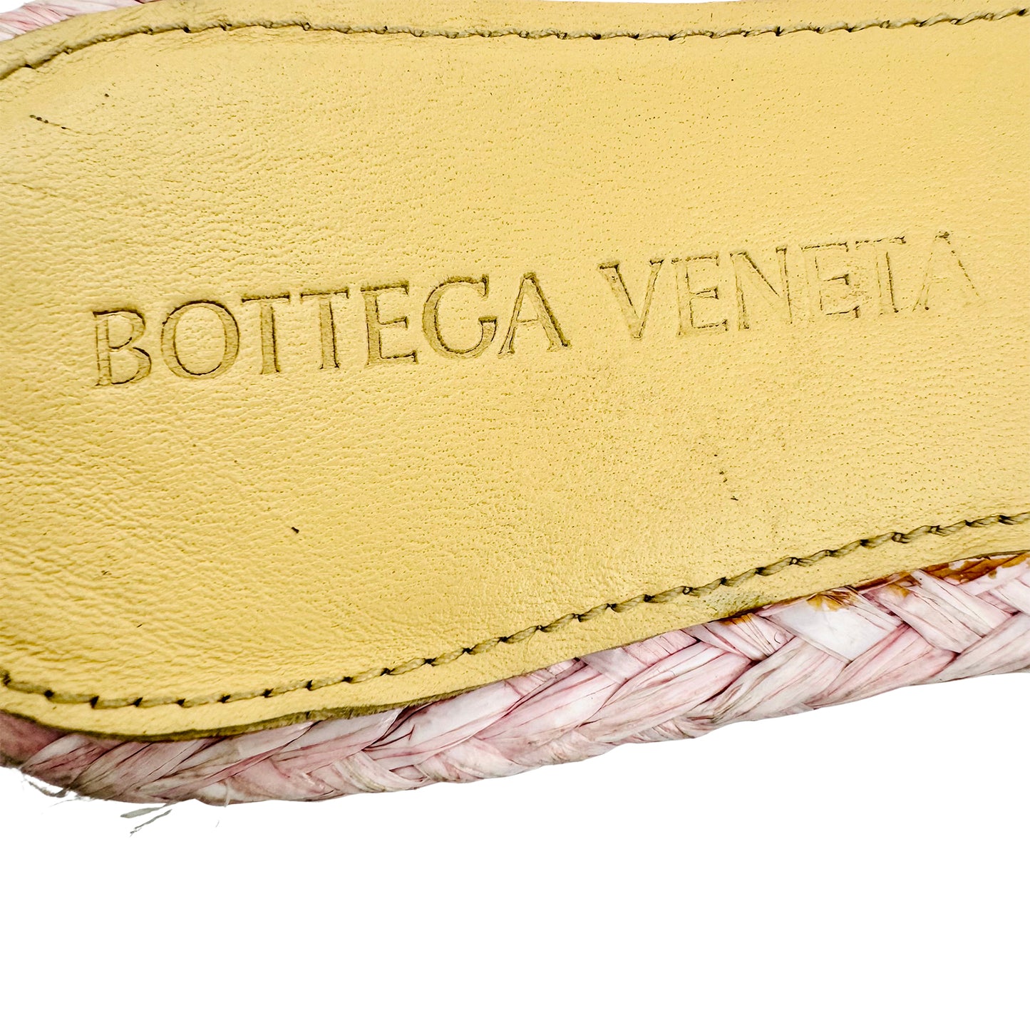Bottega Veneta Raffia Stretch Sandal Slippers (Size 38)