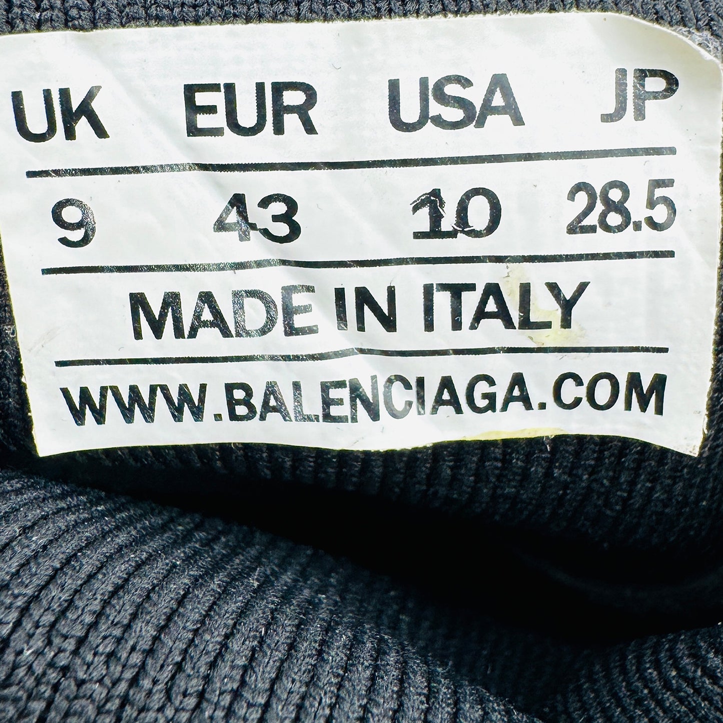 Balenciaga Speed Trainer 'Black White Neon Green' Shoes (Size 43)