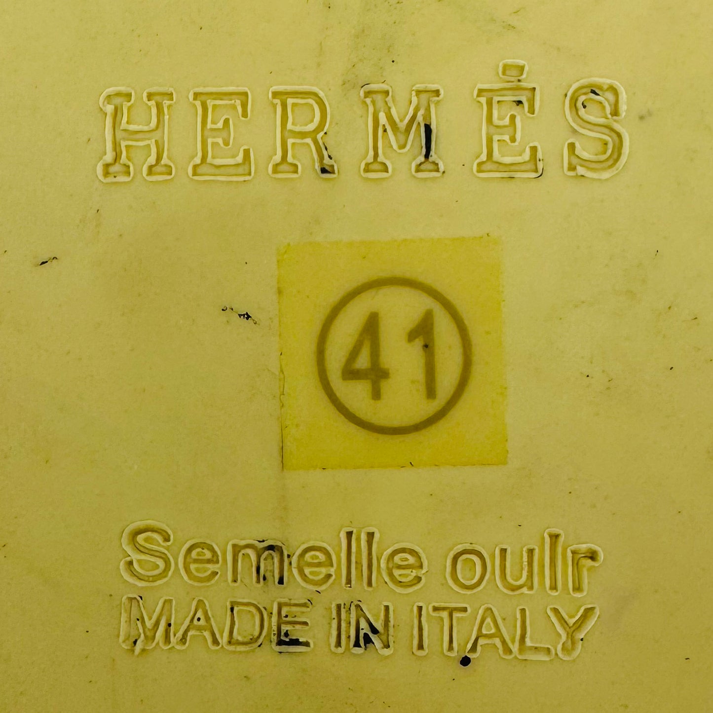 Hermès Oran Orange Slides (Size 41) - H202272Z