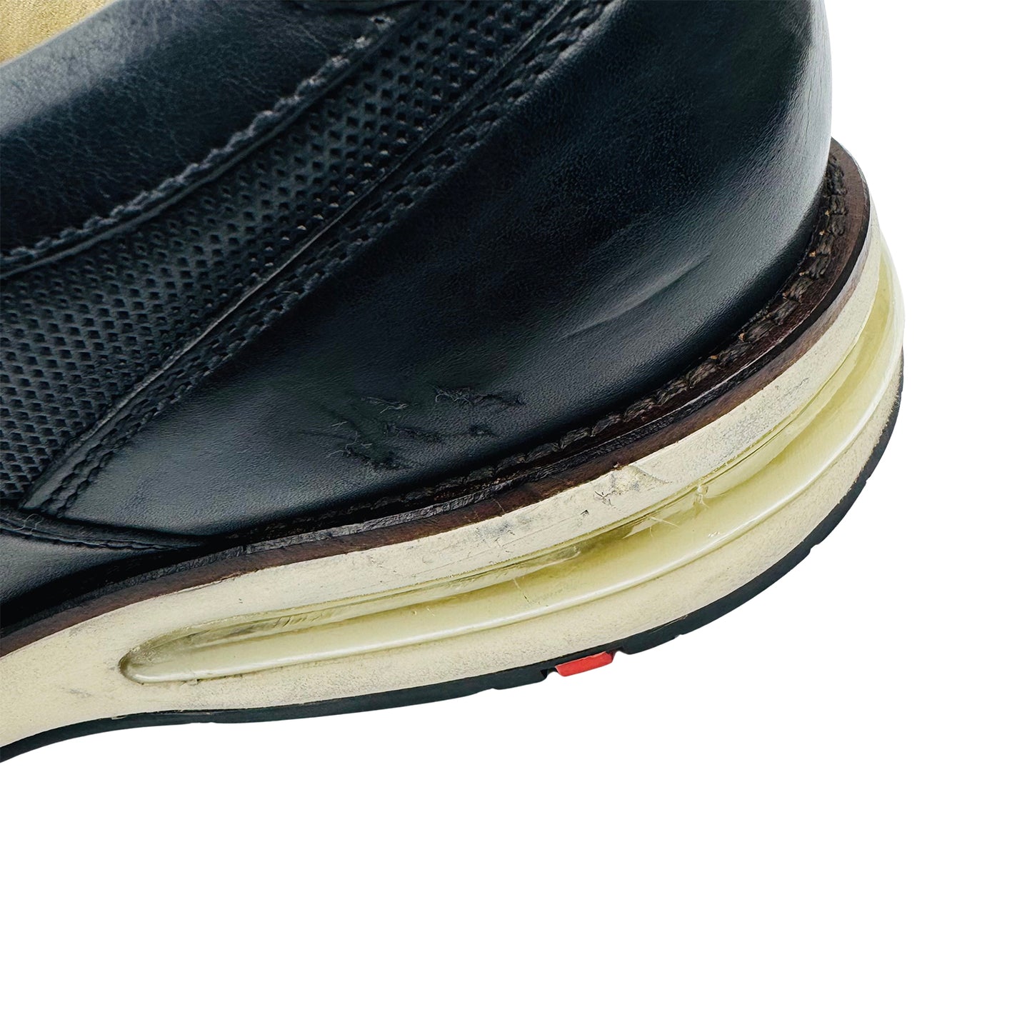 LLOYD Men's Andy Black Leather Shoes (Size 43/43.5)