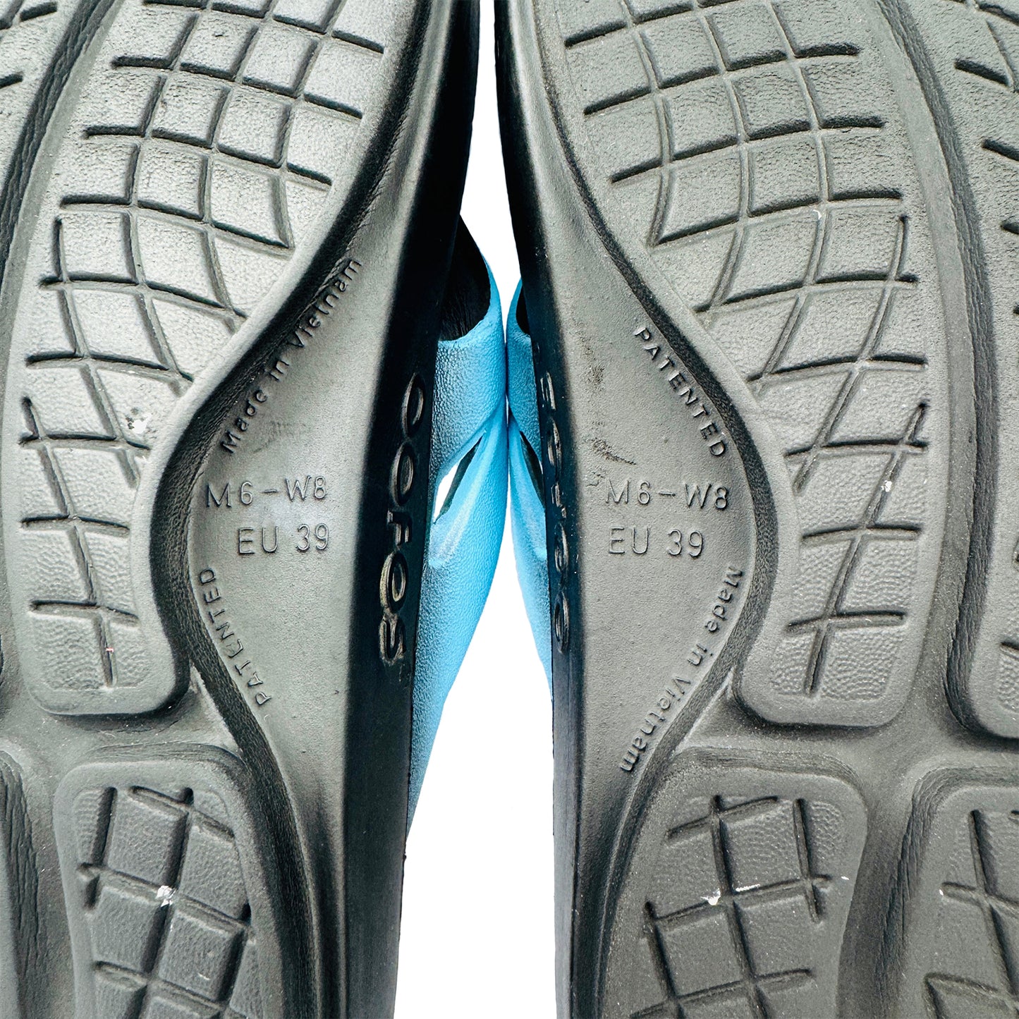 Outsole Made, Size closeup image of Oofos Original Sport Slippers (Size 39/40)
