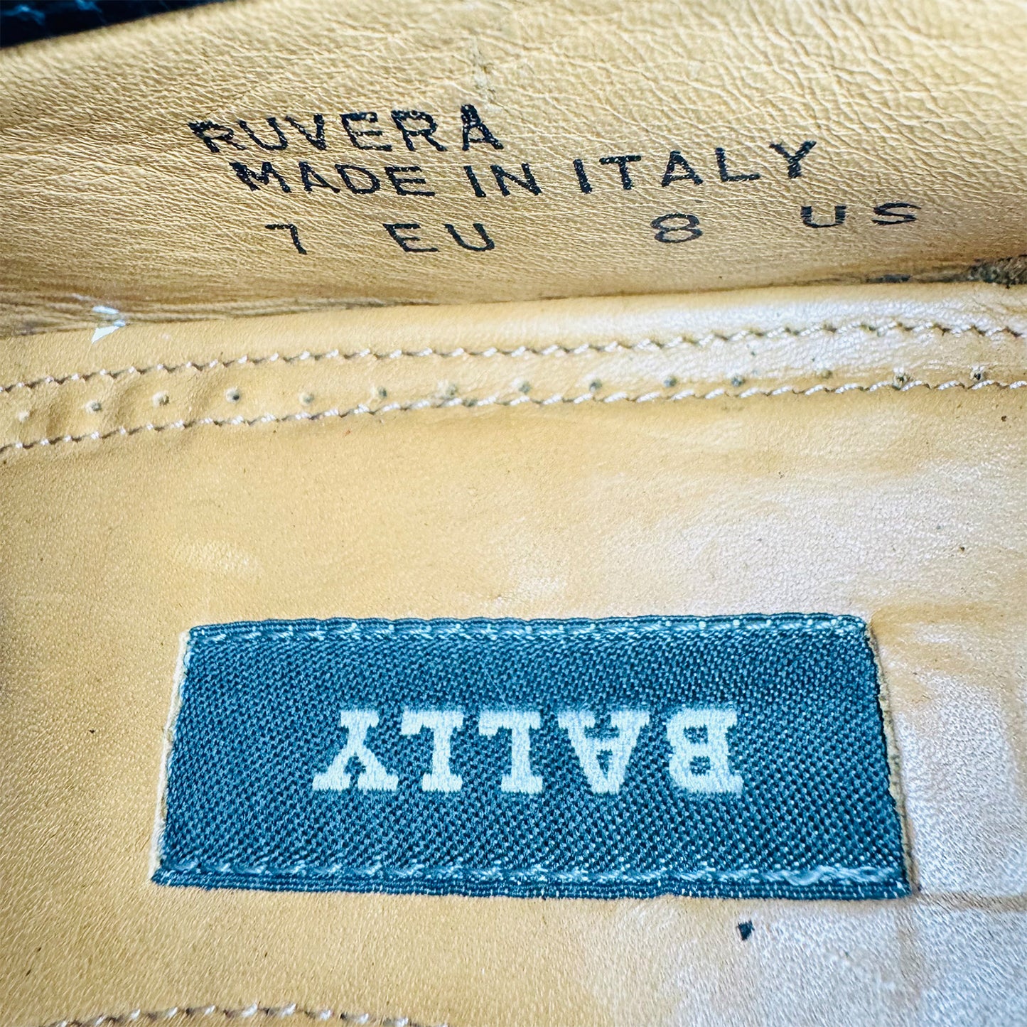 Bally Ruvera Men's Black Leather Loafers (Size 40/40.5)