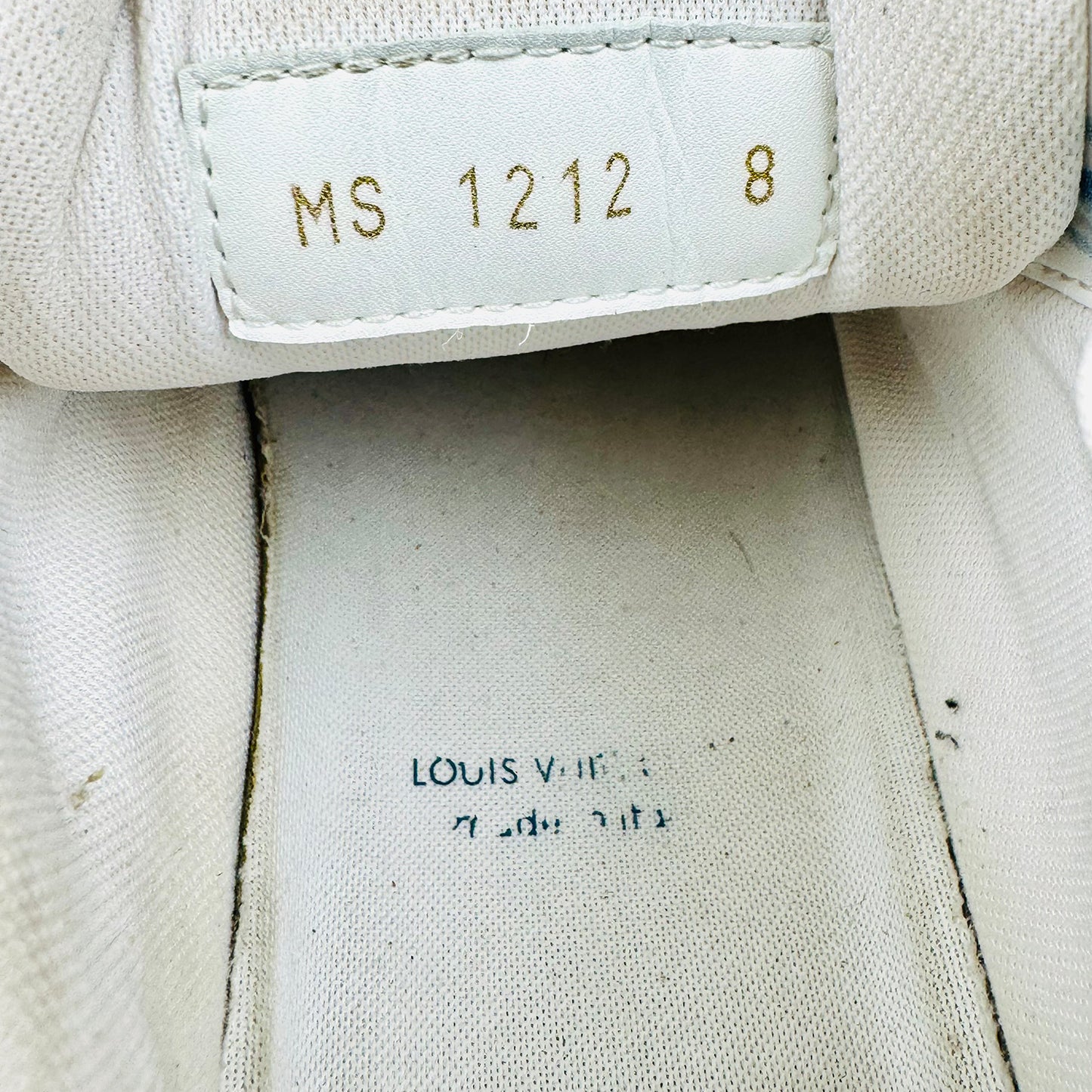 Louis Vuitton 'Blue White' Denim Trainers (Size 42.5) - MS 1212