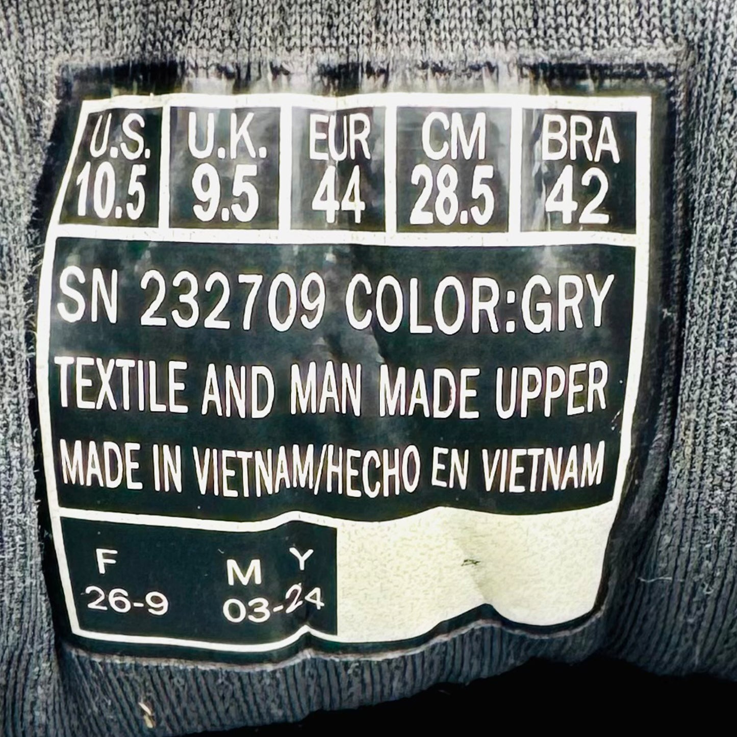 Skechers Arch Fit 2.0 Grey Shoes (Size 44) - 232709 GRY