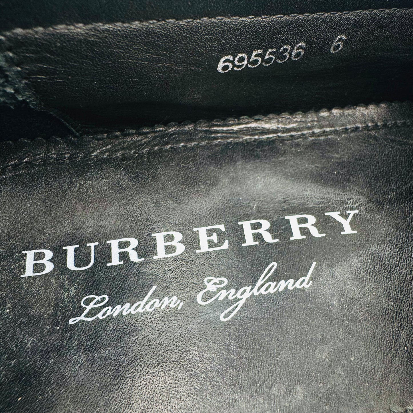Burberry Moorley Check Chain Loafers (Size 41)