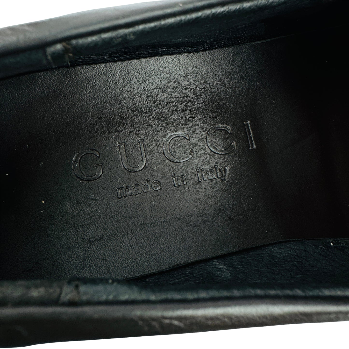 Gucci Men's Dark Brown Leather Driving Loafers (Size 42)