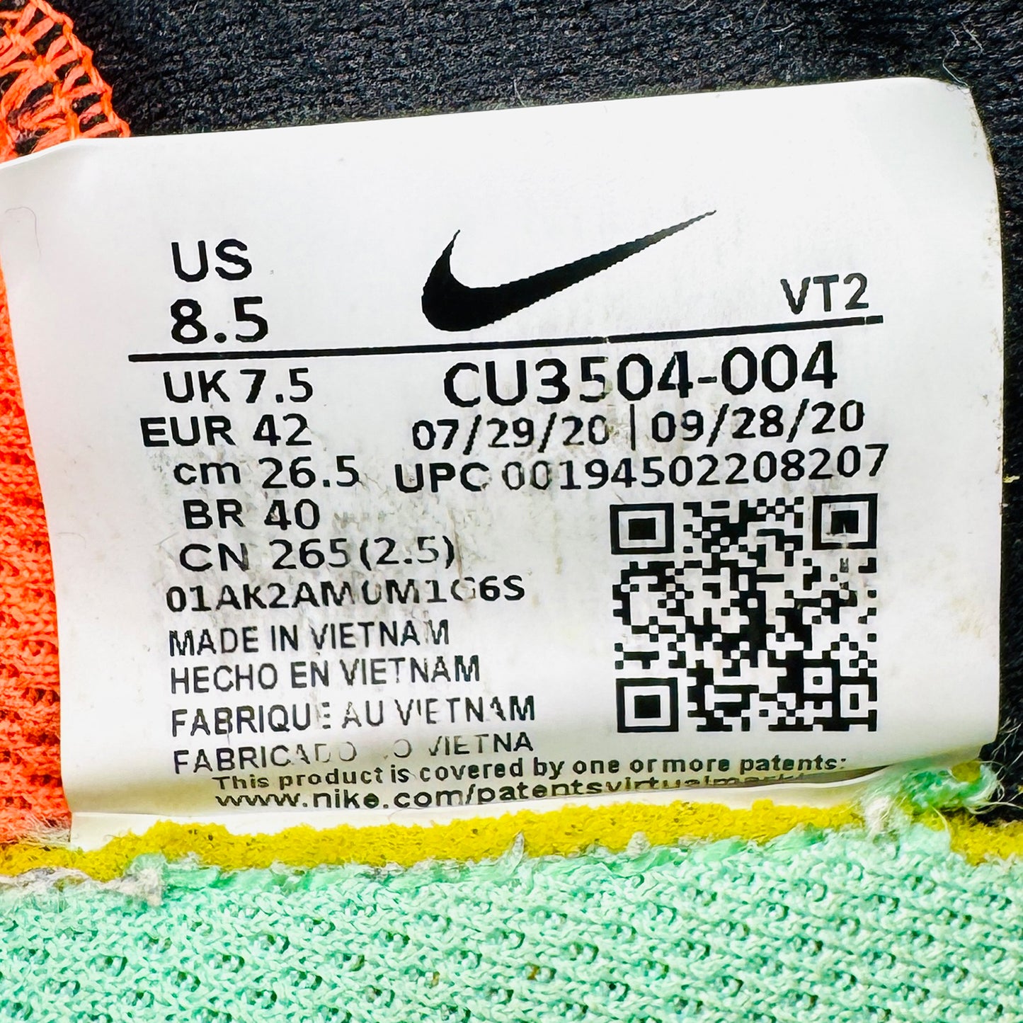 Nike Renew Run 2 Shoes (Size 42) - CU3504-004