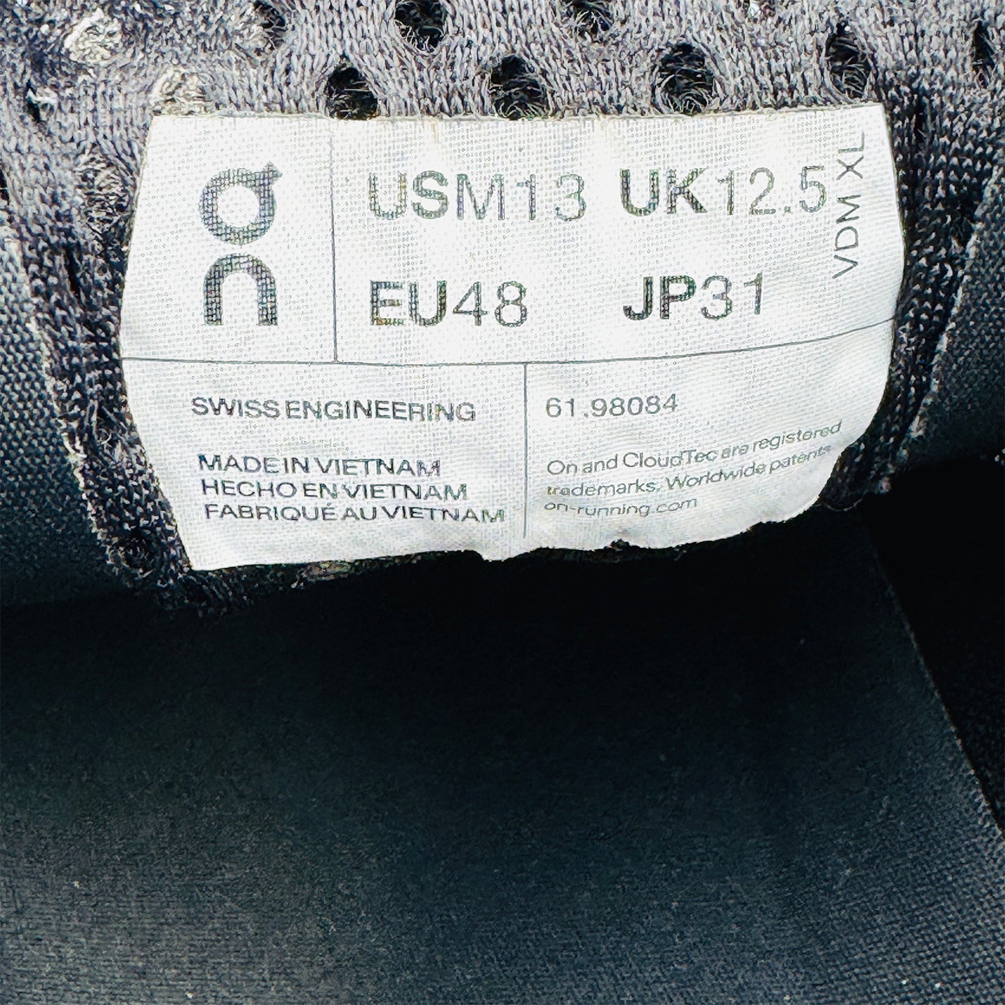 On Men's Cloudmonster 'Dust Vapor' Shoes (Size 47/48) - 61.98084