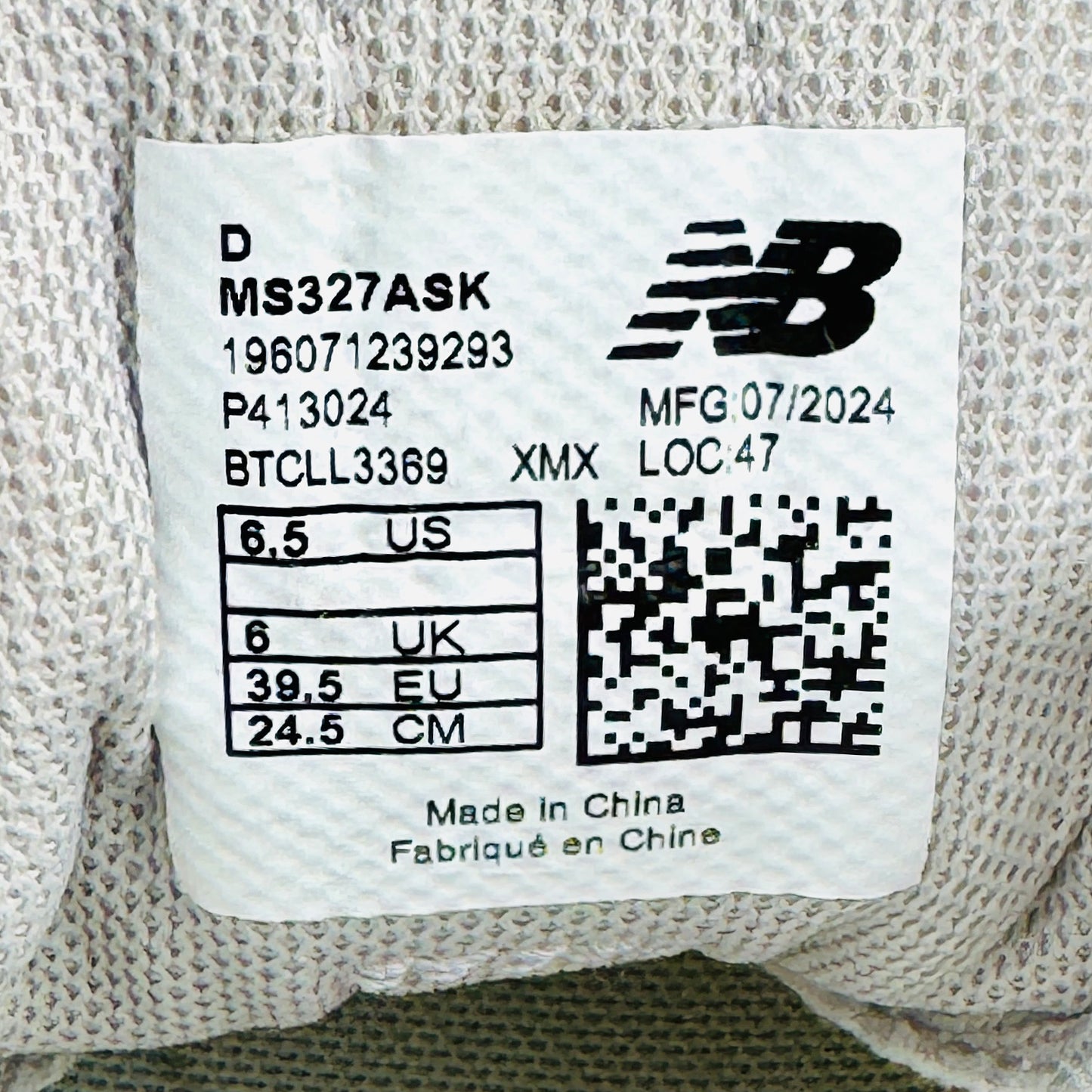 New Balance 327 Sneakers (Size 39.5) - MS327ASK