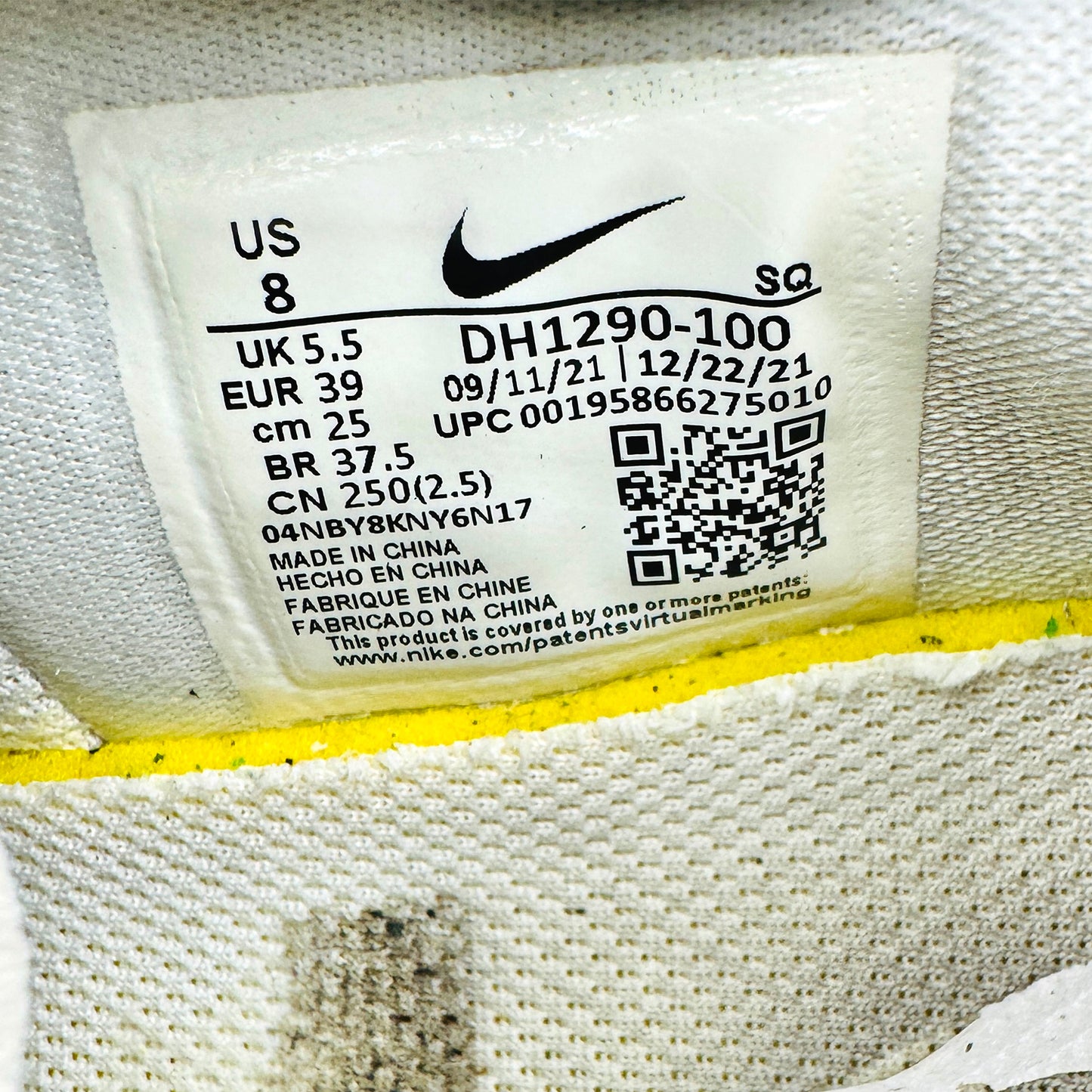 Nike Air Force 1 Fontanka Sneakers (Size 39) - DH1290-100