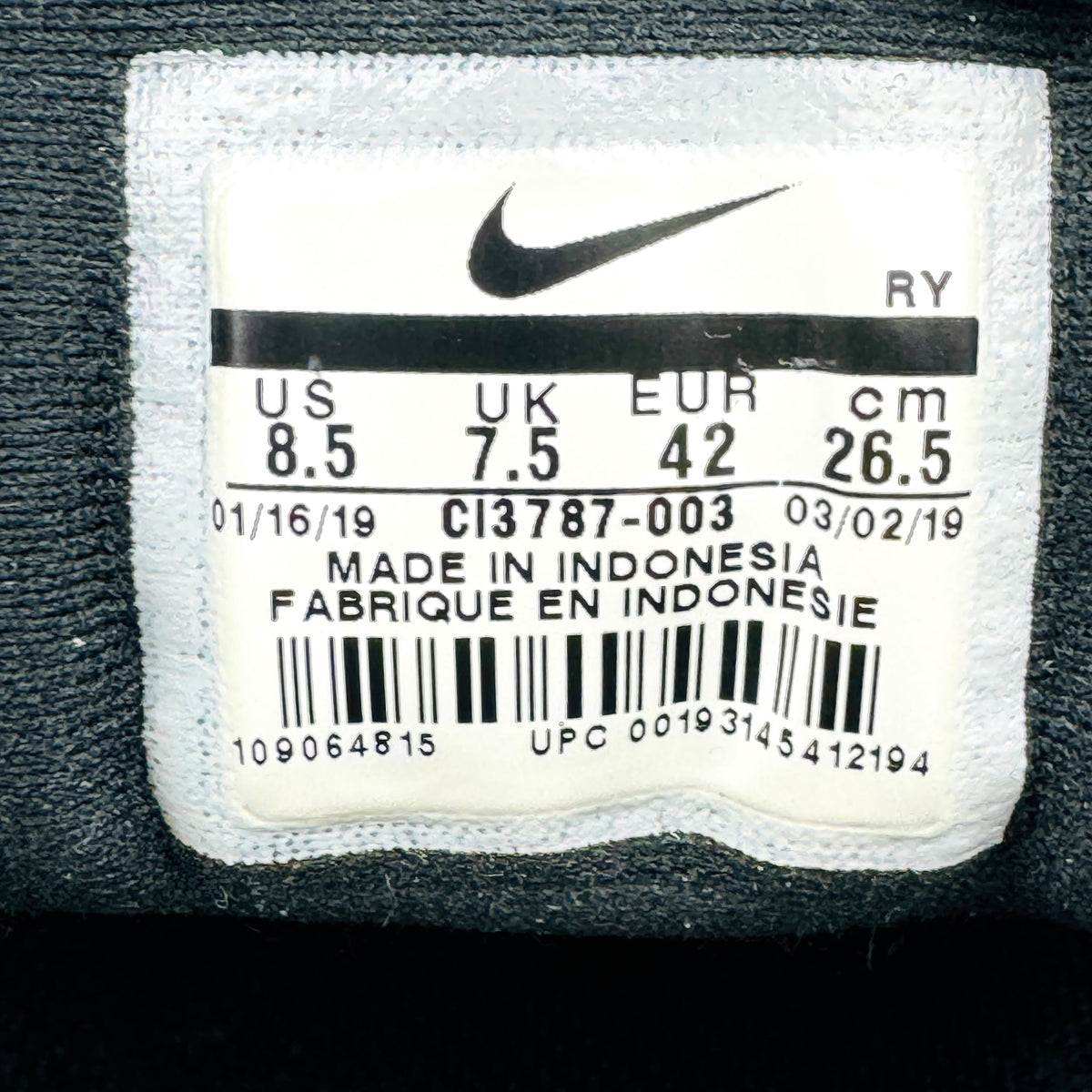 Nike Quest 2 'Anthracite' Shoes (Size 42) - CI3787-003