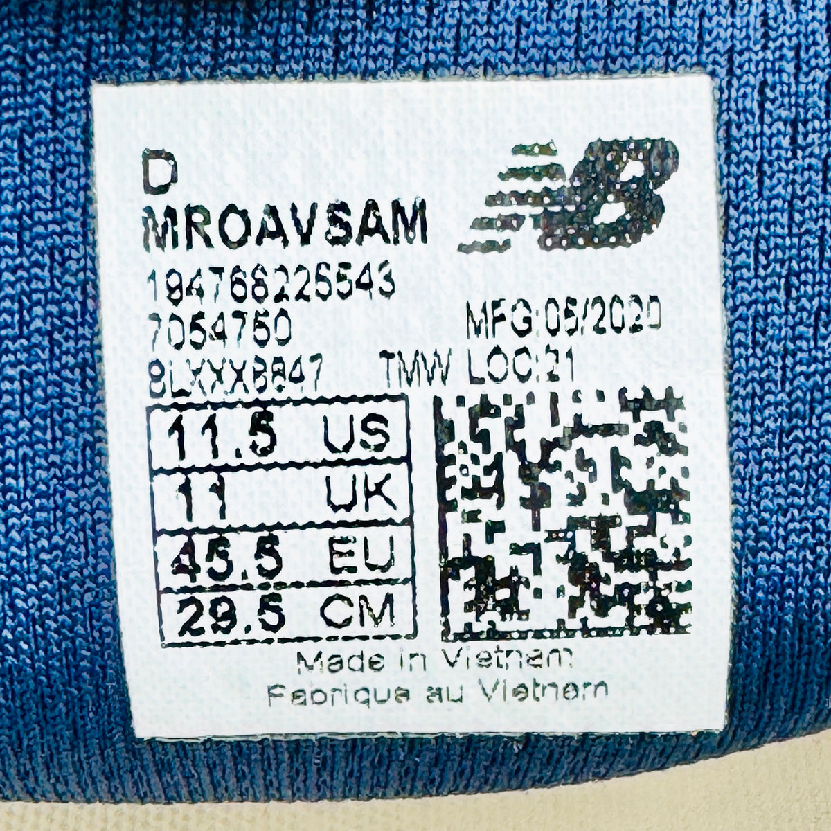 New Balance Fresh Foam Roav 'Munsell White' Shoes (Size 45.5) - MROAVSAM