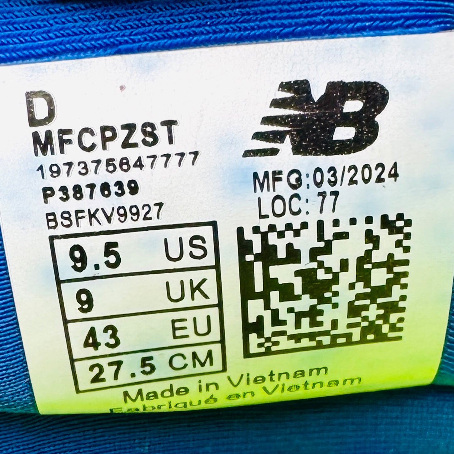 New Balance FuelCell SuperComp Shoes (Size 43) - MFCPZST