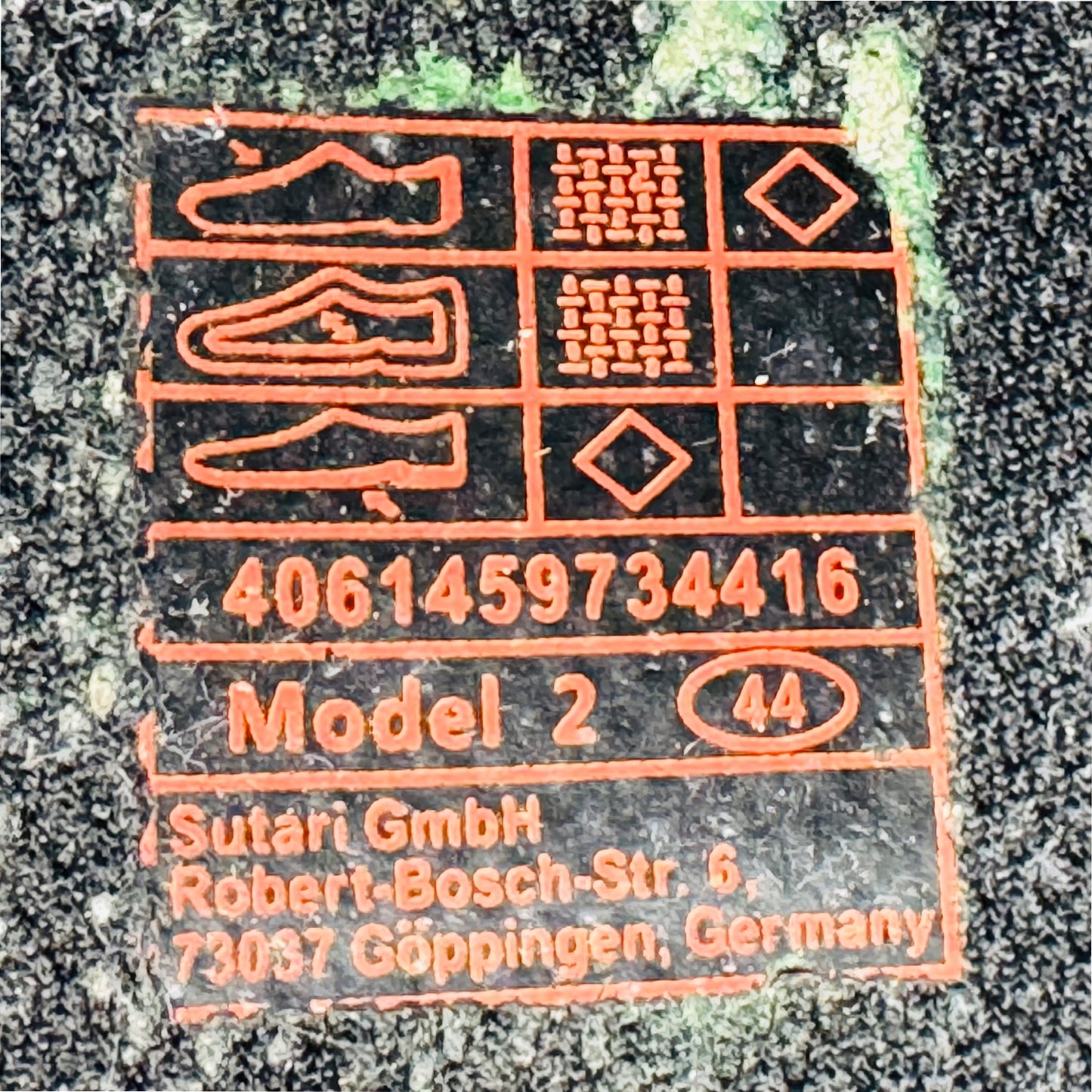 Crane Men's 'Black Orange' Shoes (Size 44)