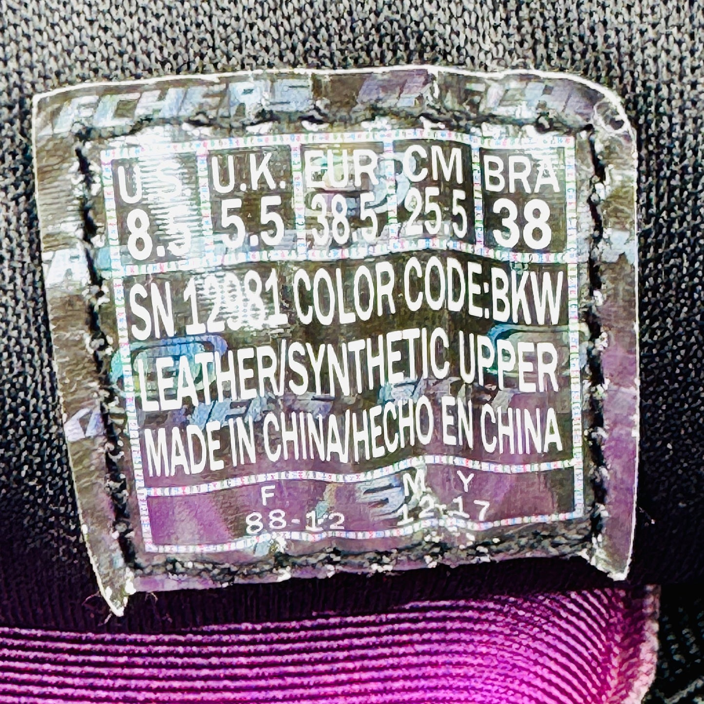 Skechers Summits - Built Shoes (Size 38.5) - 12981 BKW