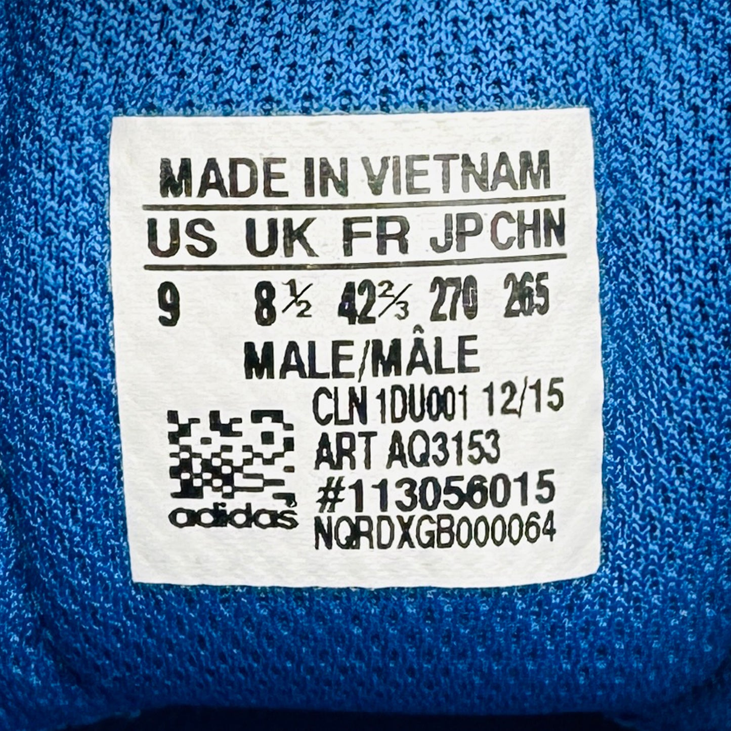 Inside Code, Made, Size printing image of Adidas Energy Bounce 2 Sneakers (Size 42.5) - AQ3153