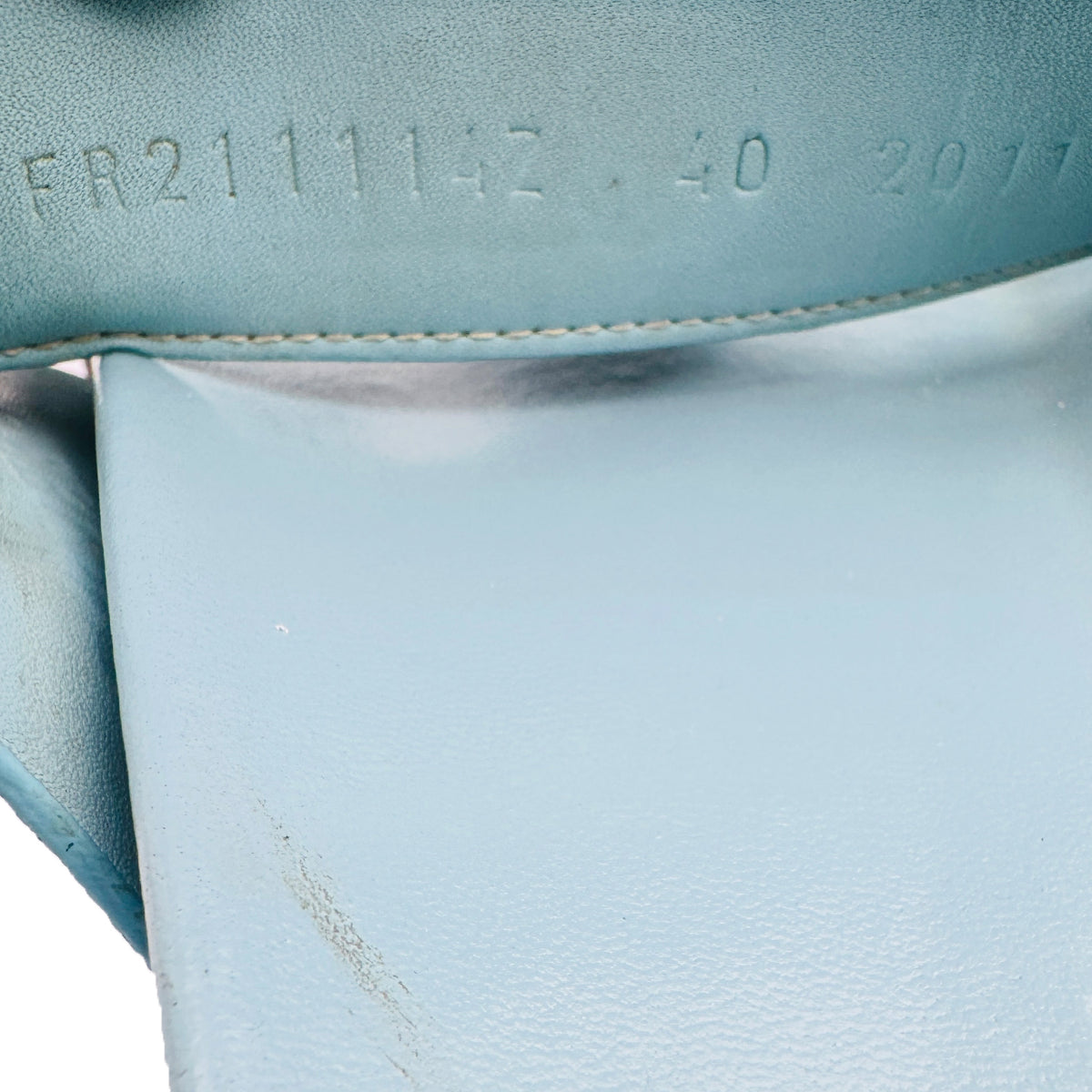 Hermes Chypre Celestial Blue Slides (Size 40) - H221830Z