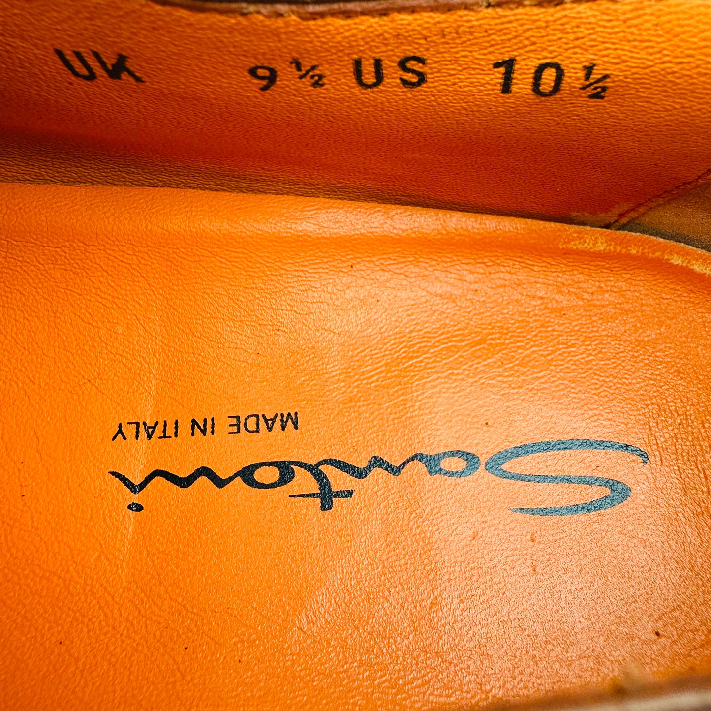 Santoni Dilate Brown Derby Sneakers (Size 44)