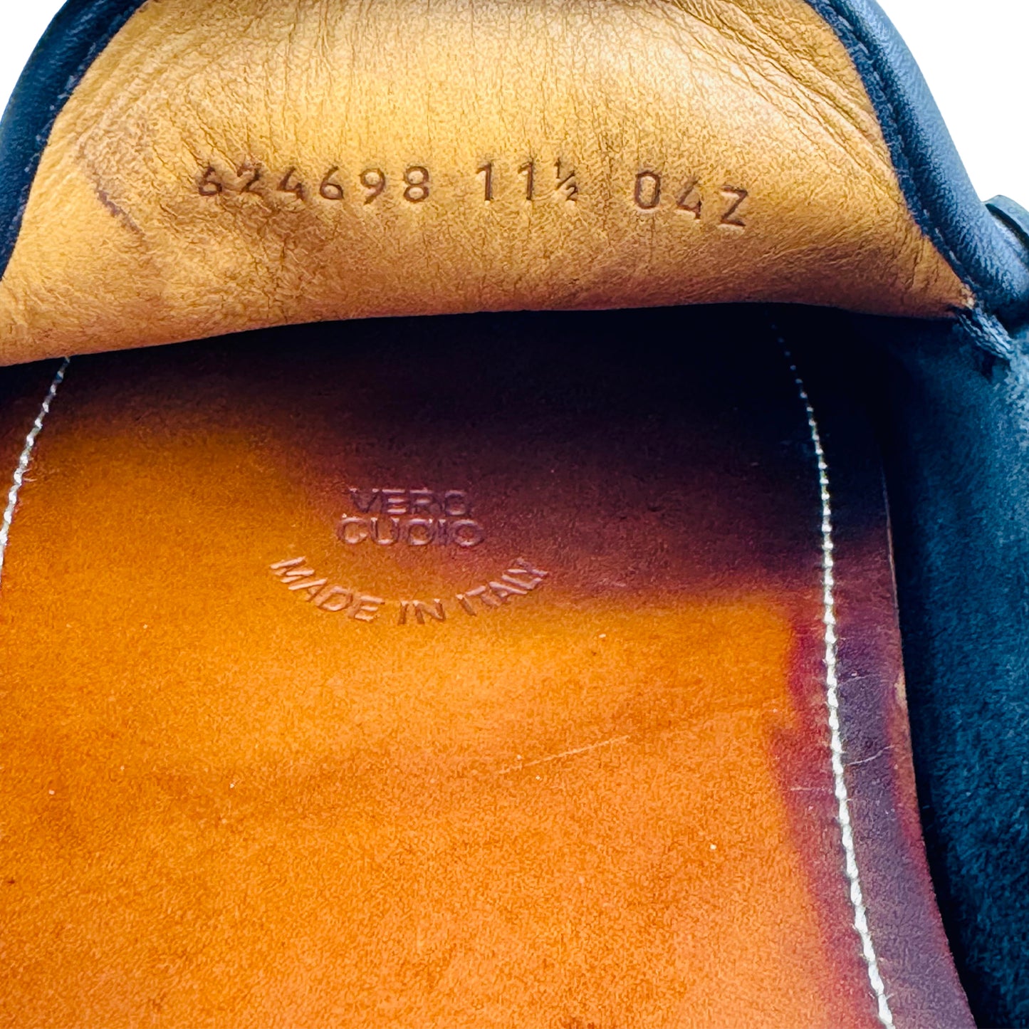 Gucci Men's Ayrton Black Loafers (Size 46) - 624698 04Z