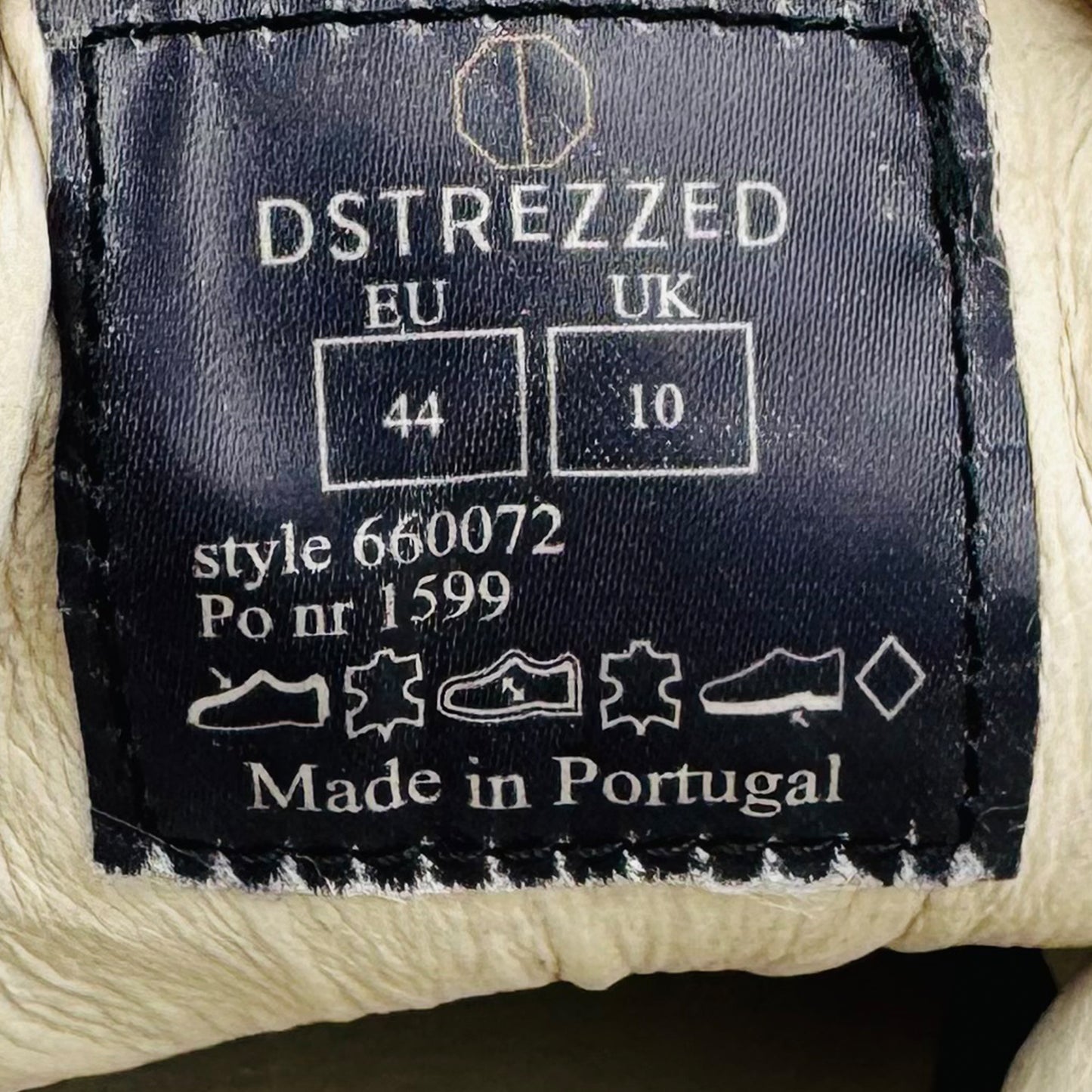 Dstrezzed Men's Blue Suede Leather Shoes (Size 44)