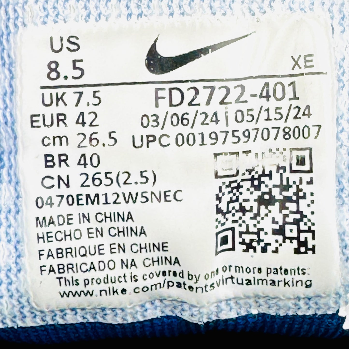 Nike Air Zoom Pegasus 41 Shoes (Size 42) - FD2722-401