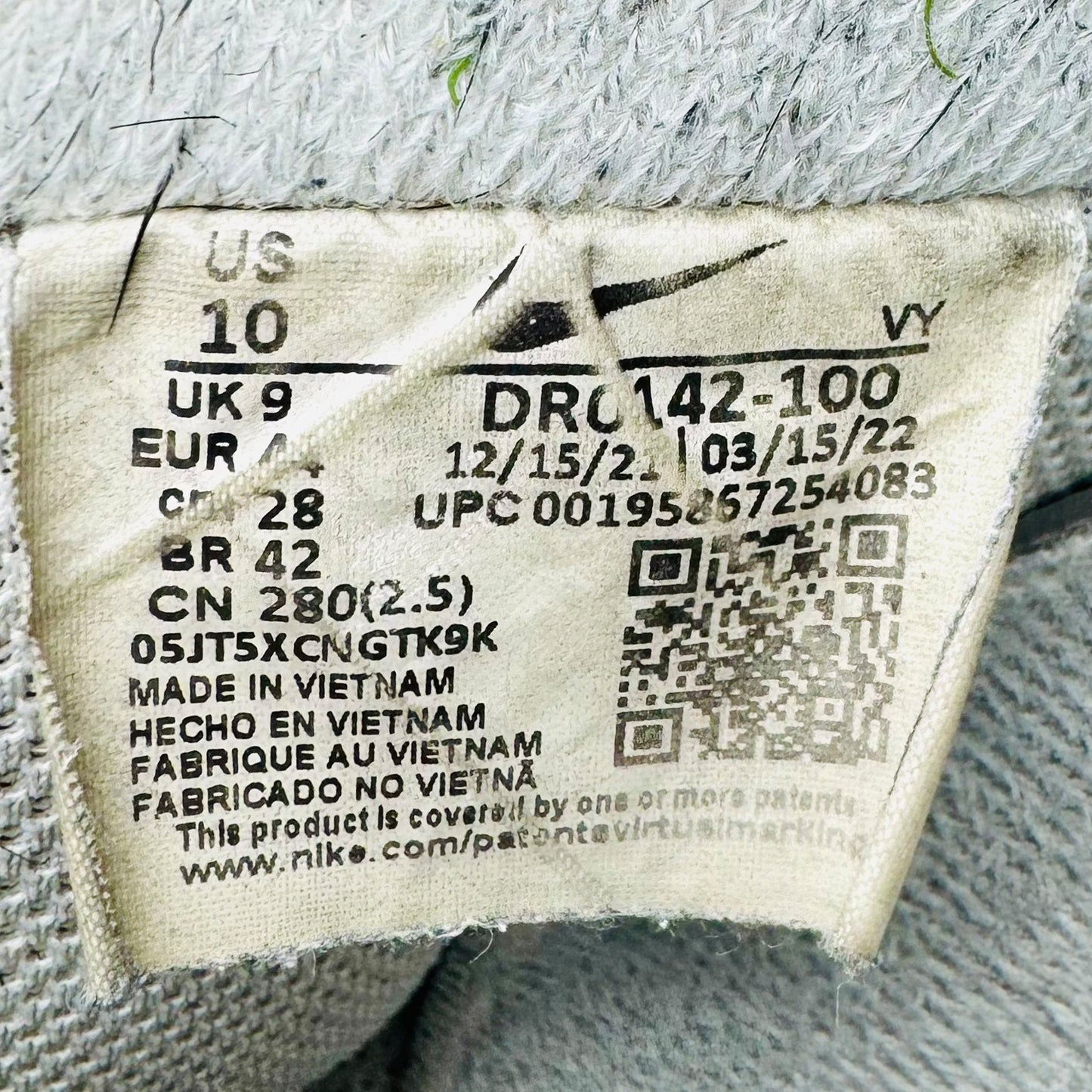 Nike Air Force 1 ’07 'White Laser Blue' Sneakers (Size 44) - DR0142-100