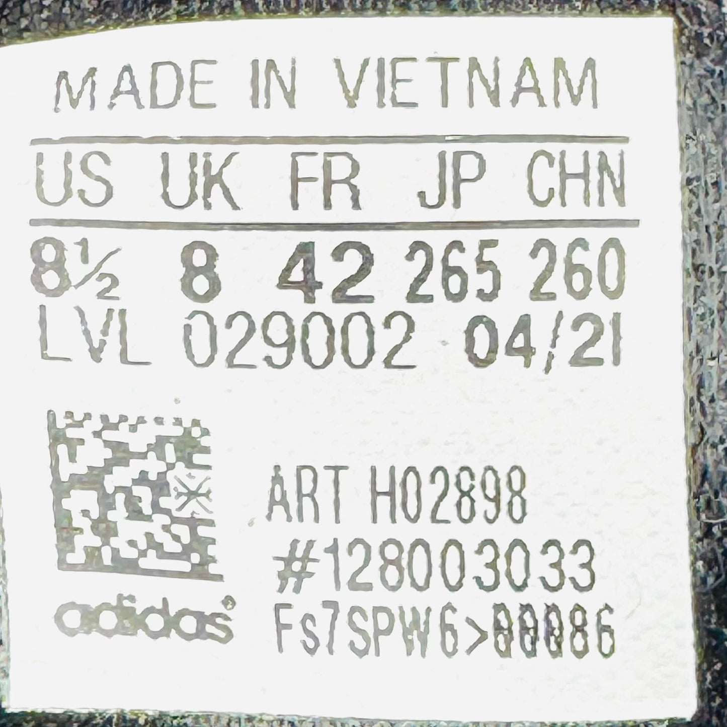 Adidas Gazelle Core Black Sneakers (Size 42) - H02898