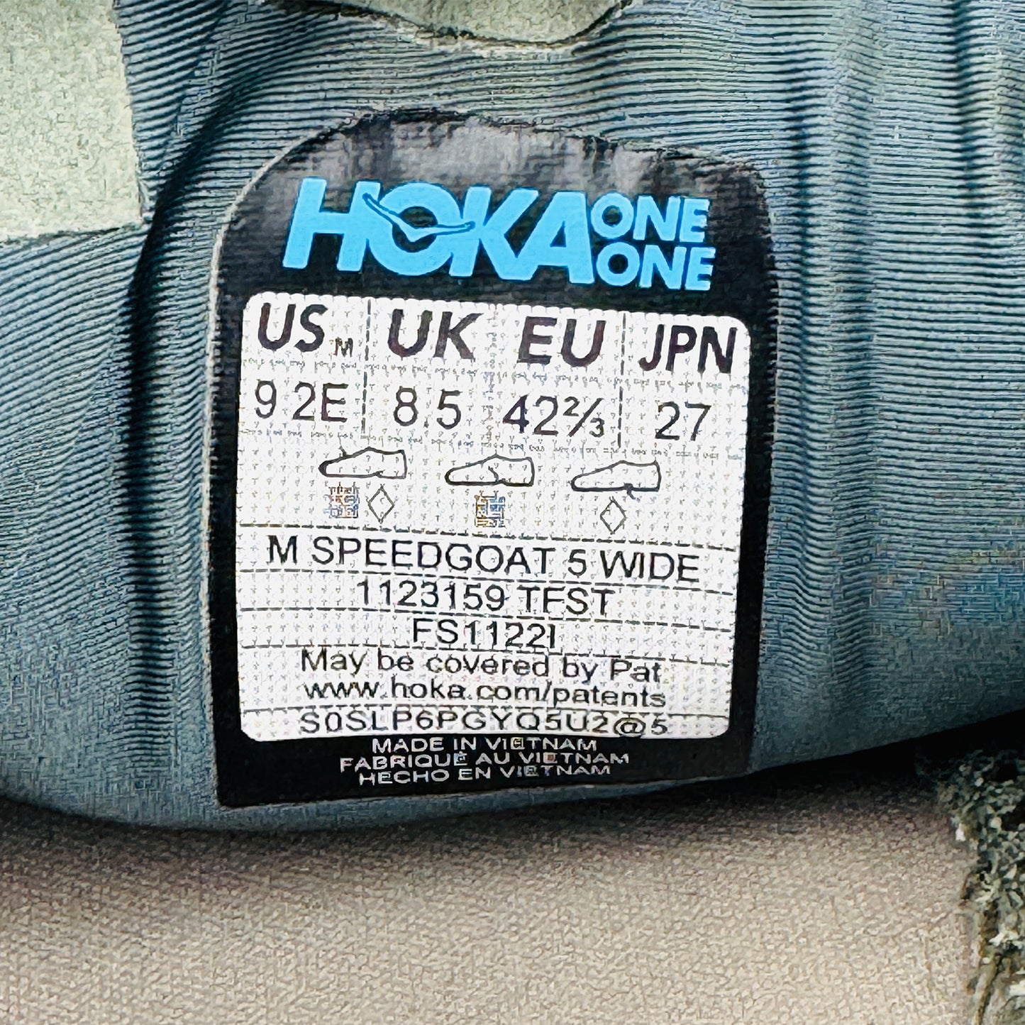 Hoka Men's Speedgoat 5 Shoes (Size 42.5) - 1123159 TFST