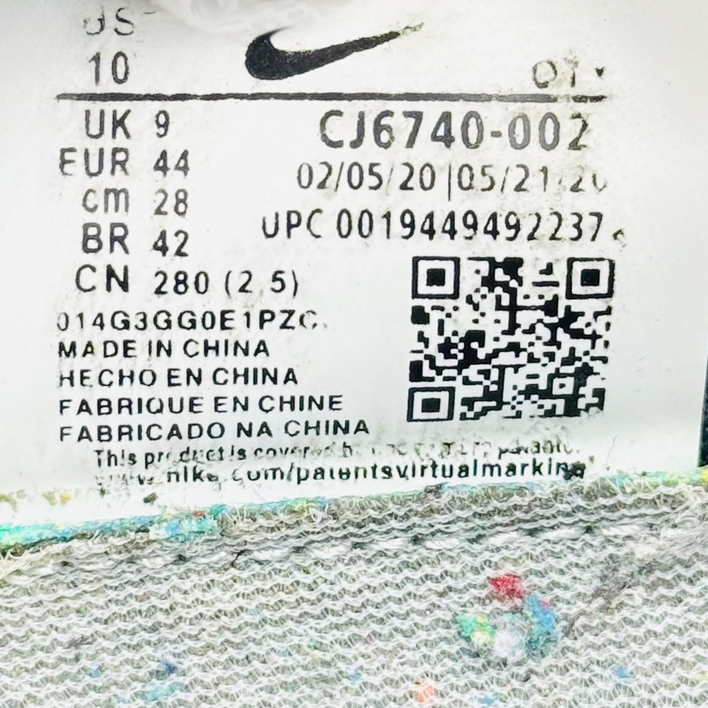 Nike Air VaporMax 2020 Flyknit Shoes (Size 44) - CJ6740-002