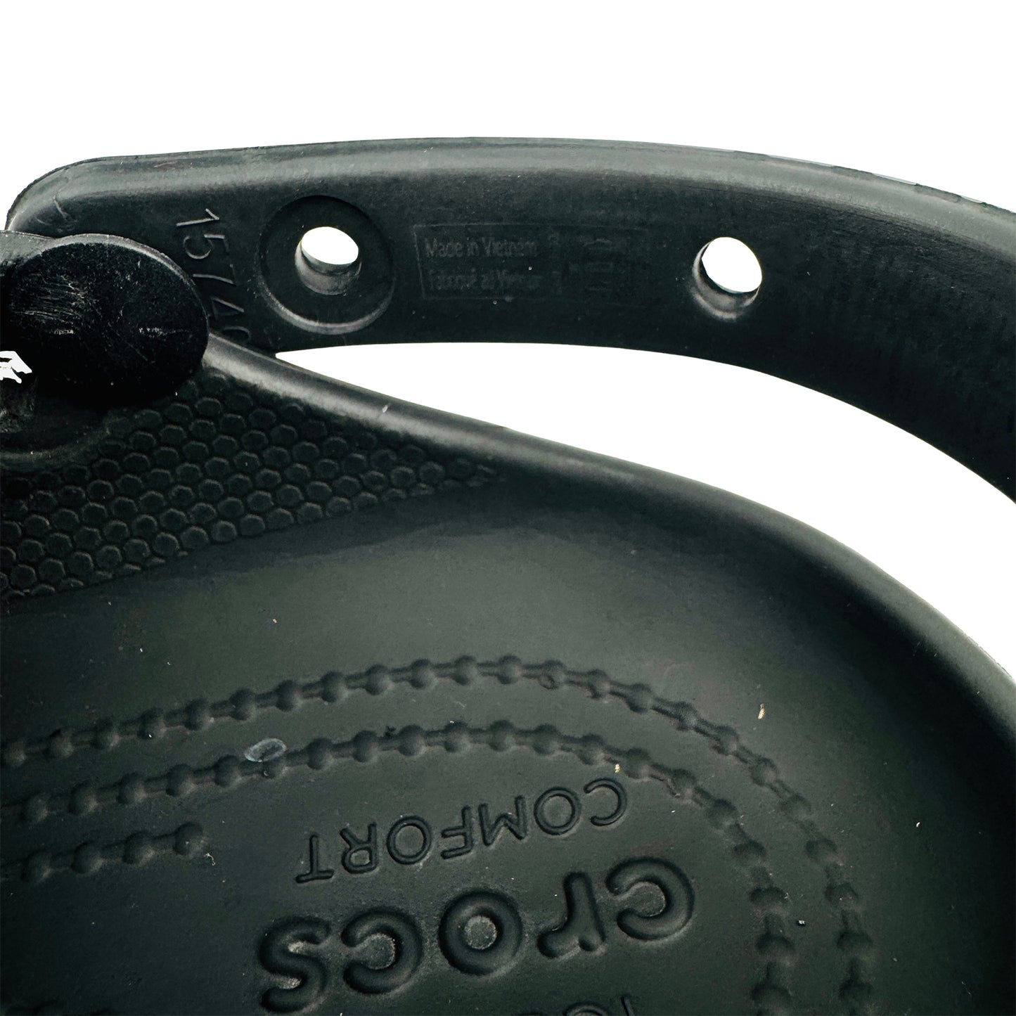 Crocs Classic Bae Black Clogs (Size 37/37.5)