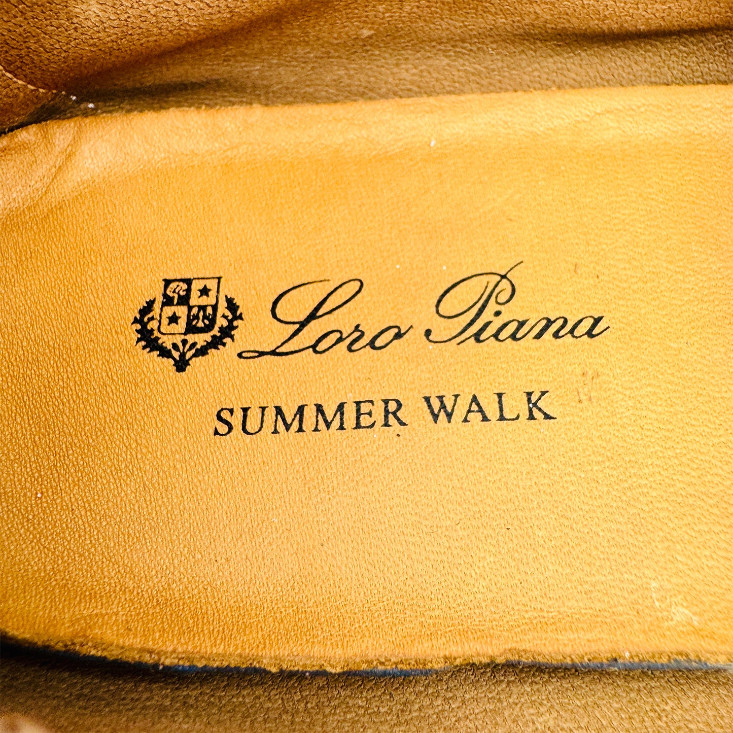 Loro Piana Summer Walk Beige Loafers (Size 39/39.5)