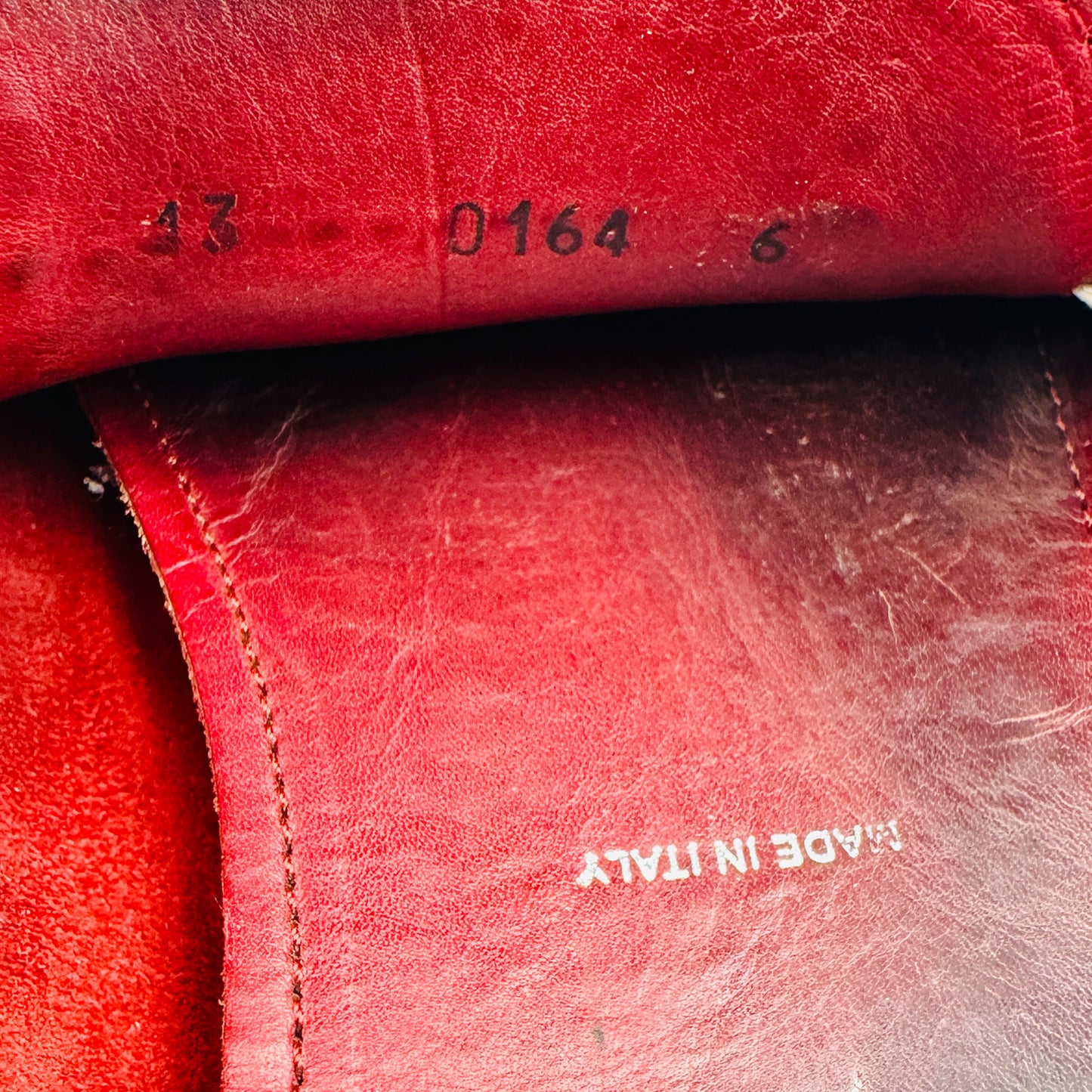 Prada Red Leather Penny Driving Loafers (Size 41)