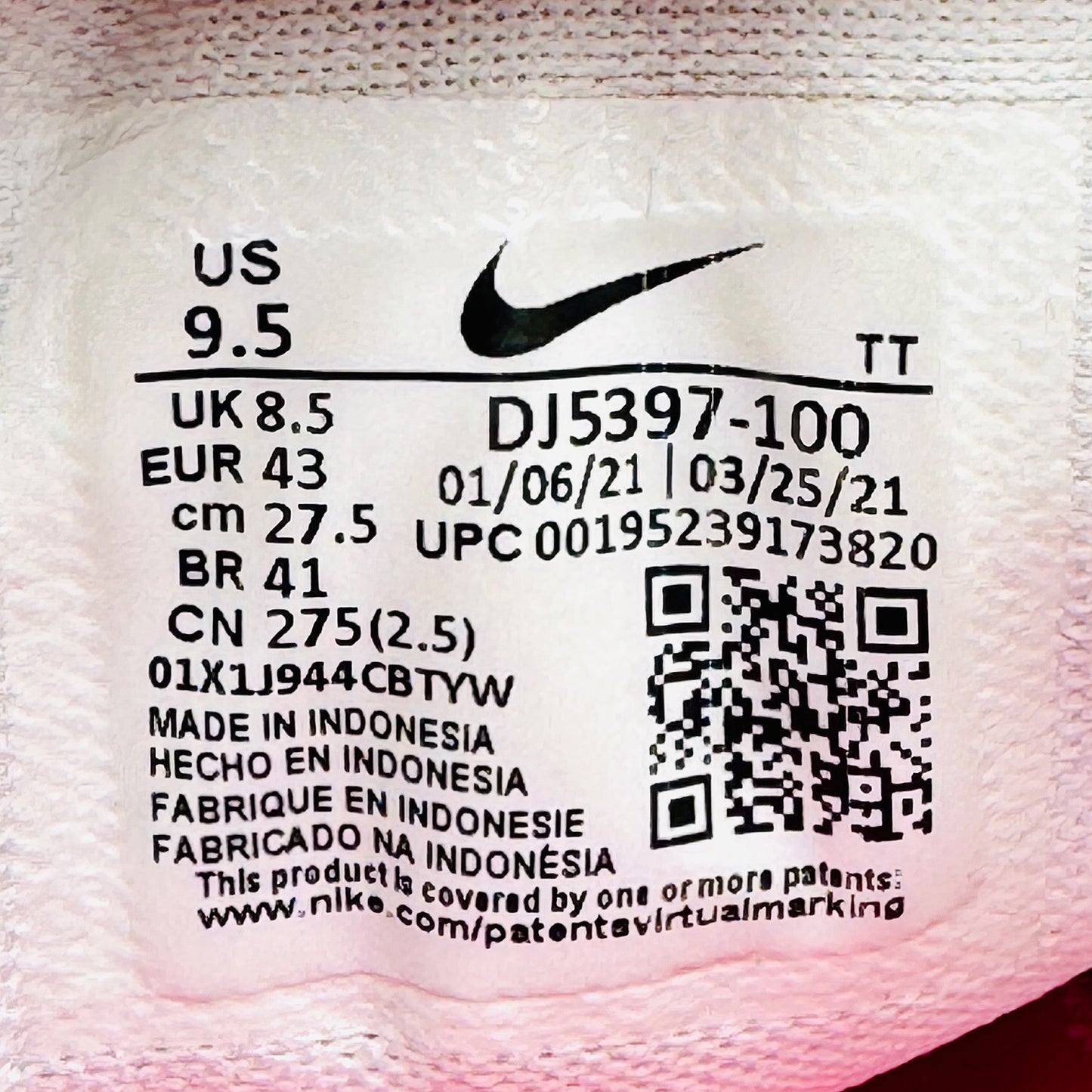 Nike Air Zoom Pegasus 38 'Rawdacious' Shoes (Size 42.5/43) - DJ5397‑100