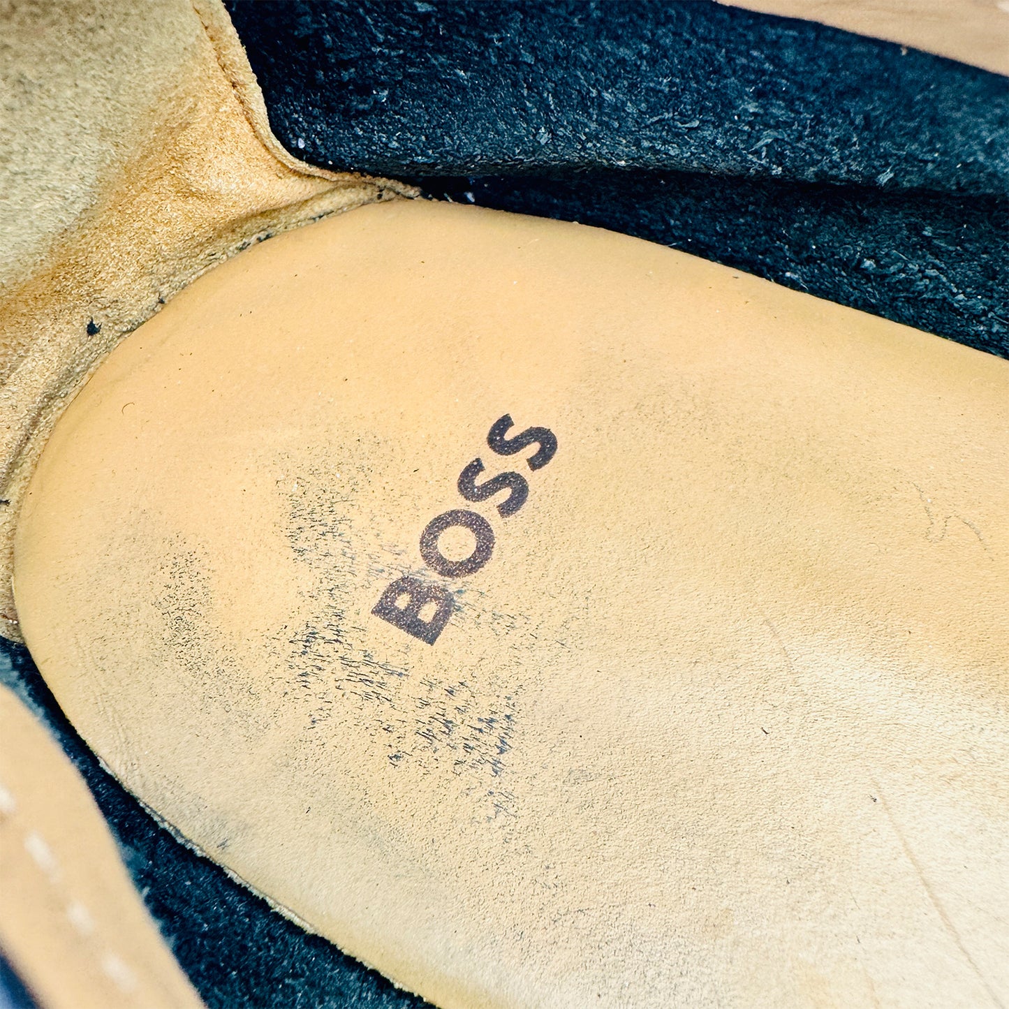 Hugo Boss Men's Black Leather Loafers (Size 41.5/42) - 50474475