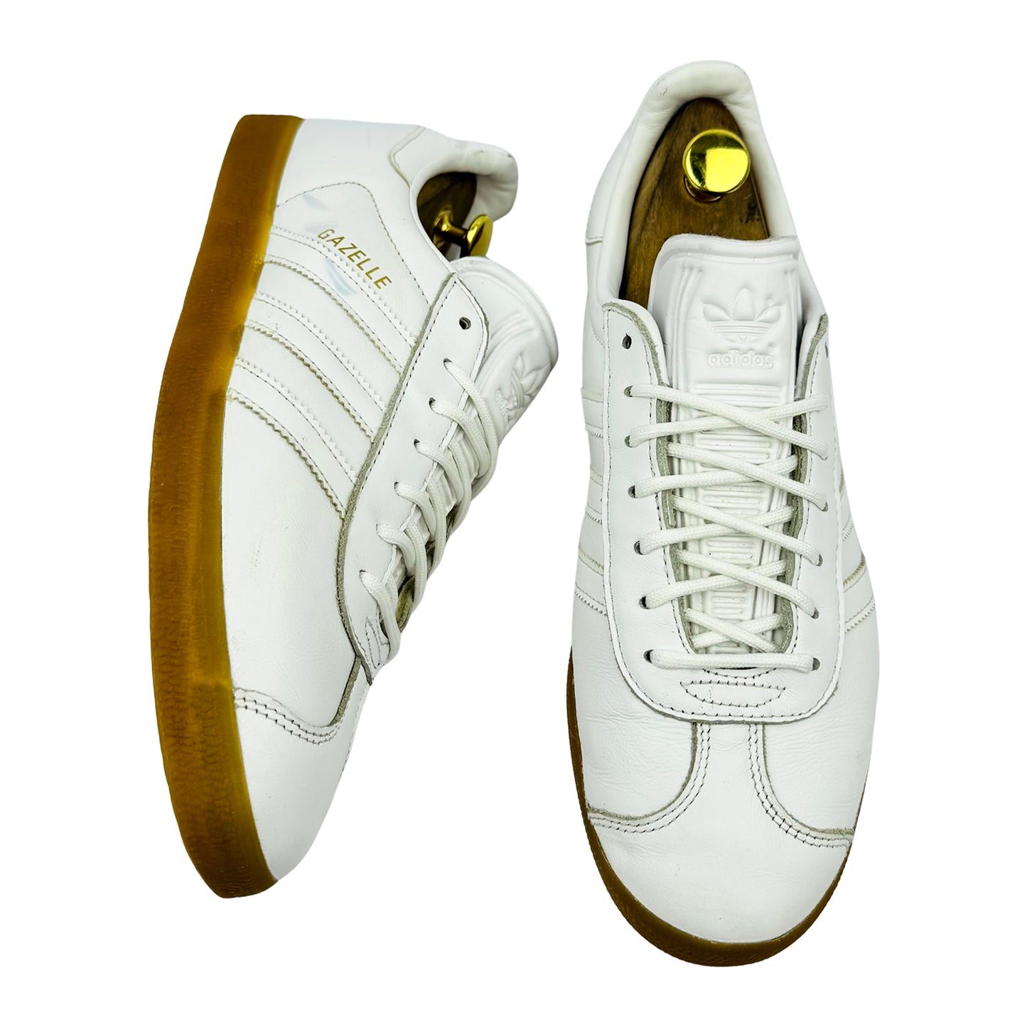 Adidas Originals Gazelle 'White' Sneakers (Size 43.5) - BD7479