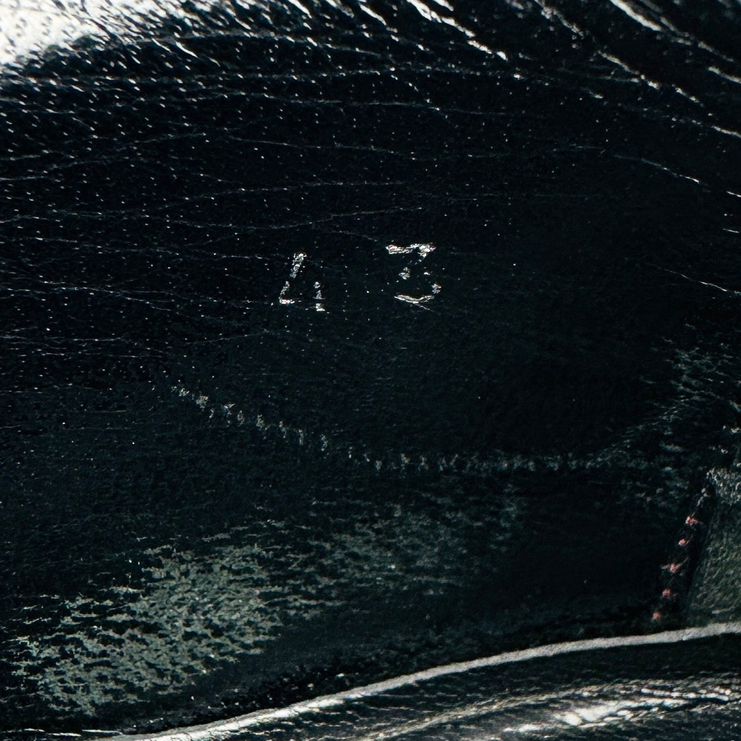 Versace Black Leather Lace-Up Oxfords (Size 43/43.5)